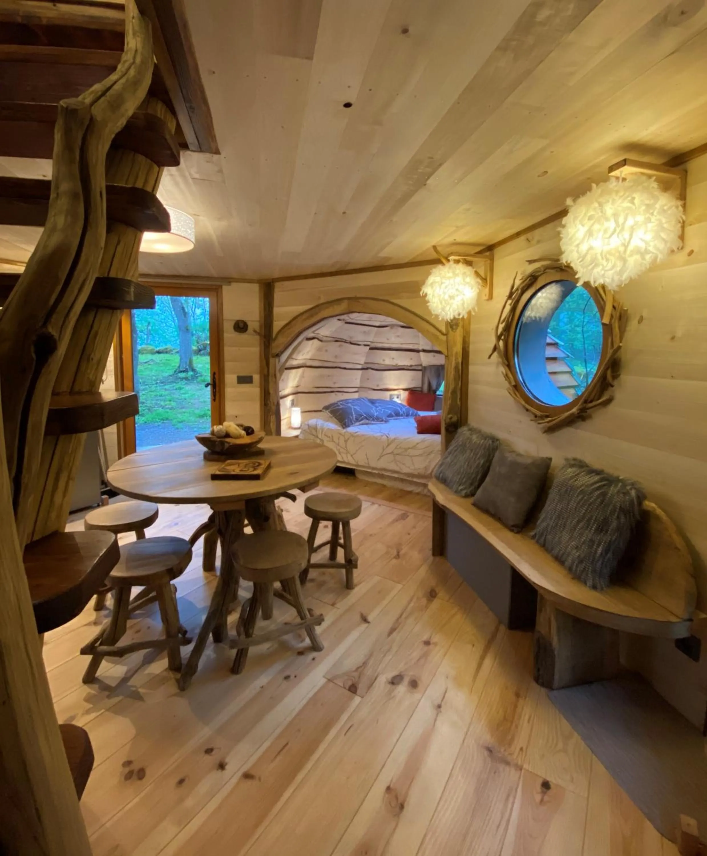 Seating area in Les Cabanes De Pyrene