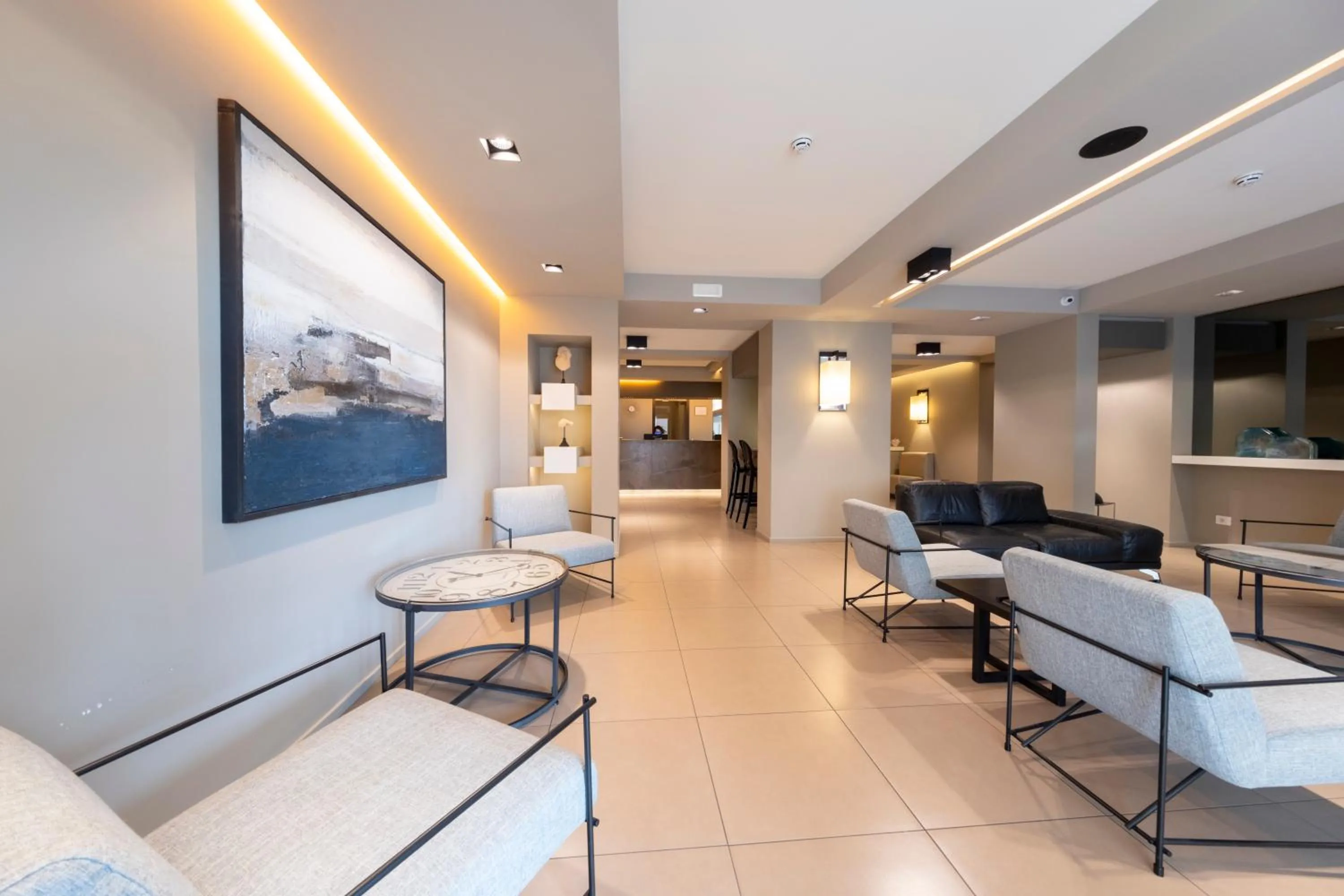 Lobby or reception in Airone City Hotel