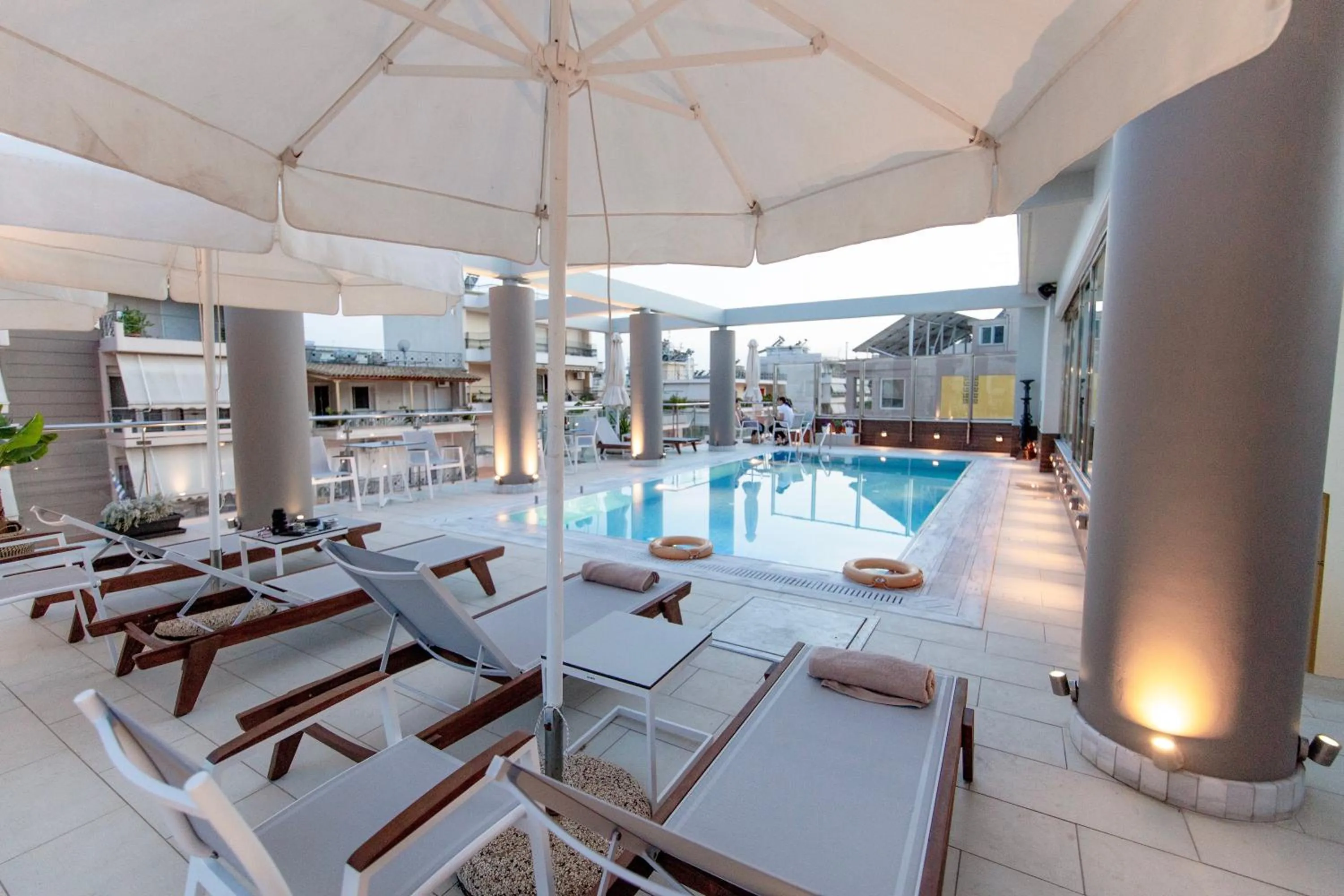 Pool view in Comfy Boutique Hotel