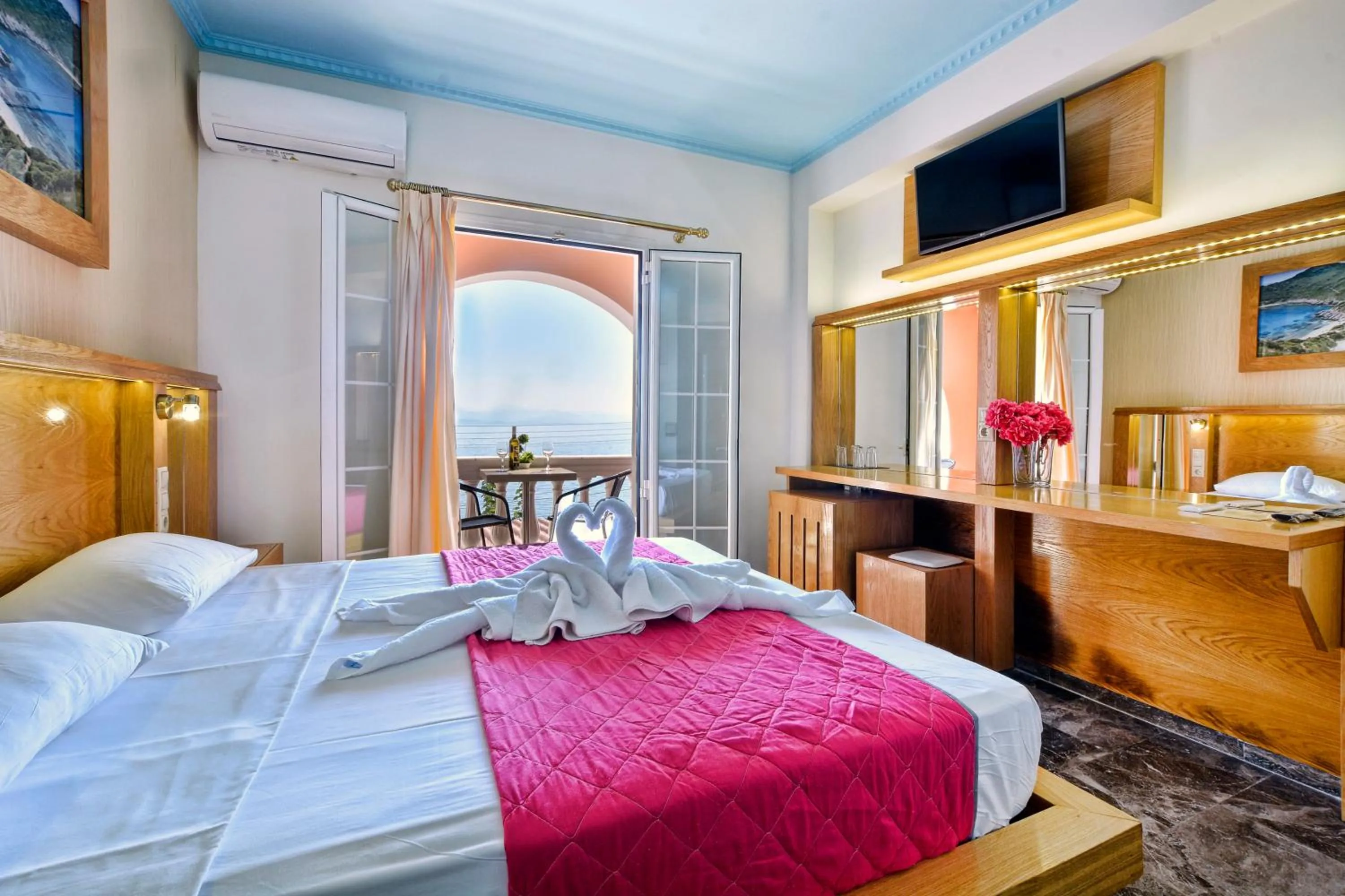 Bedroom, Bed in Lido Corfu Sun Hotel 4 Stars All-inclusive