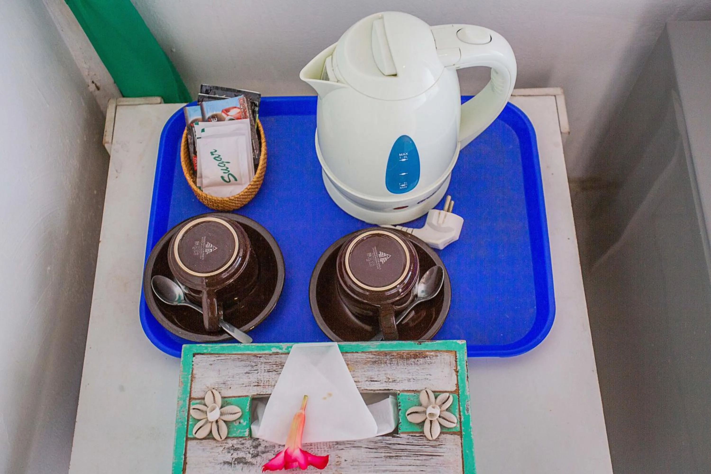 Coffee/tea facilities in Svaha Private Villas Ceningan
