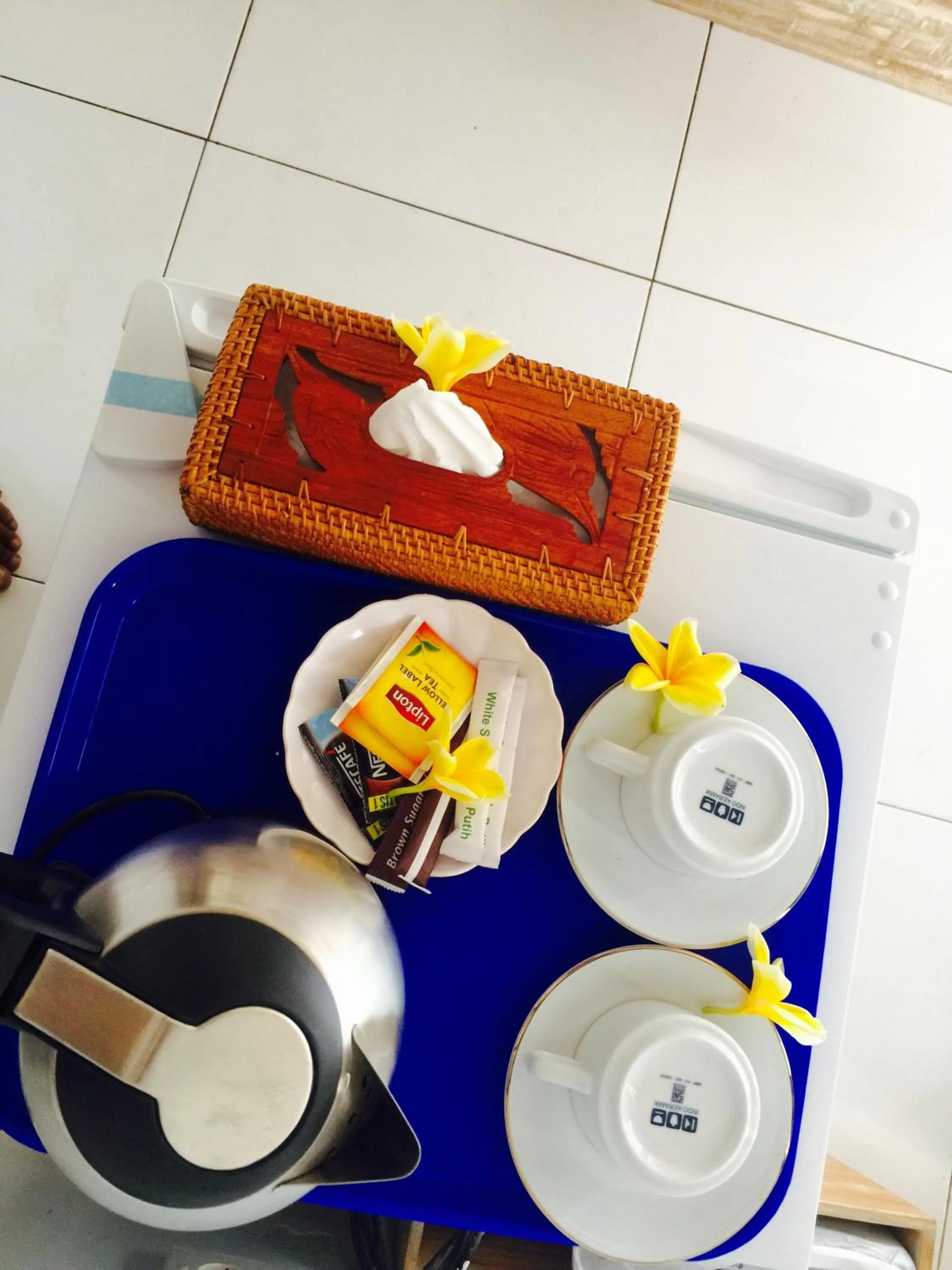 Bed in Svaha Private Villas Ceningan