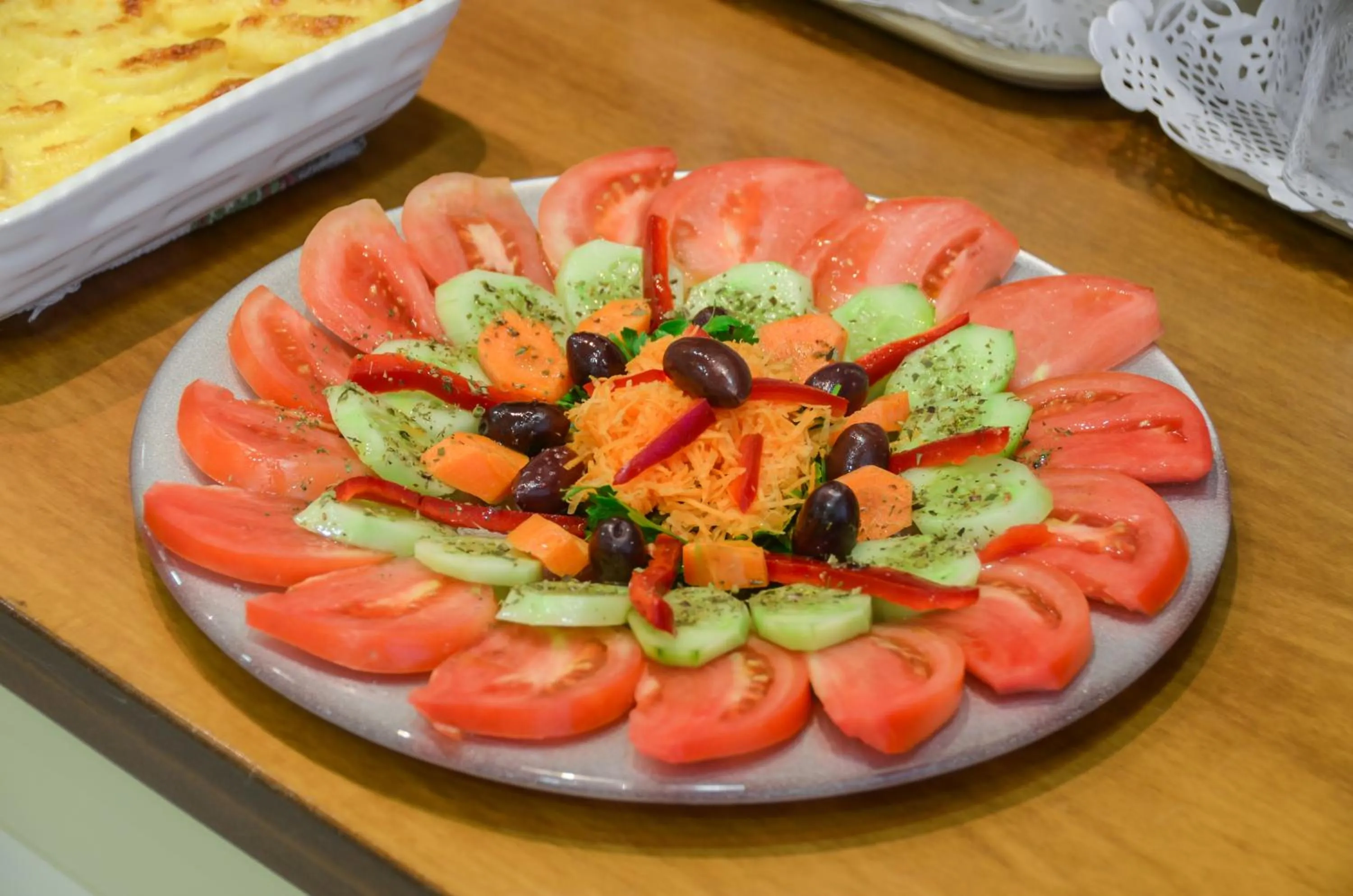 Food close-up in Kymata Hotel