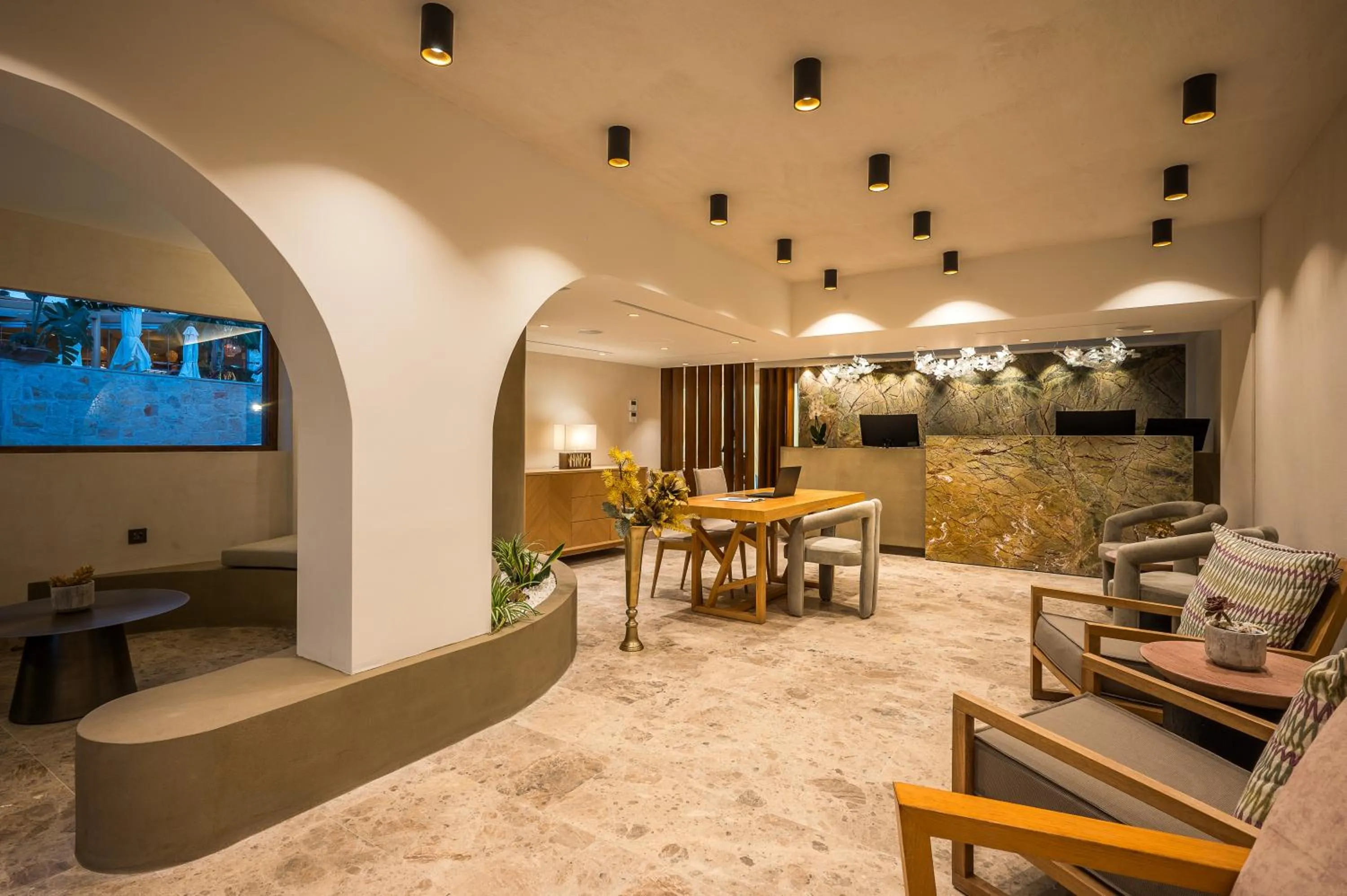 Lobby or reception in Esperides Resort Crete, The Authentic Experience