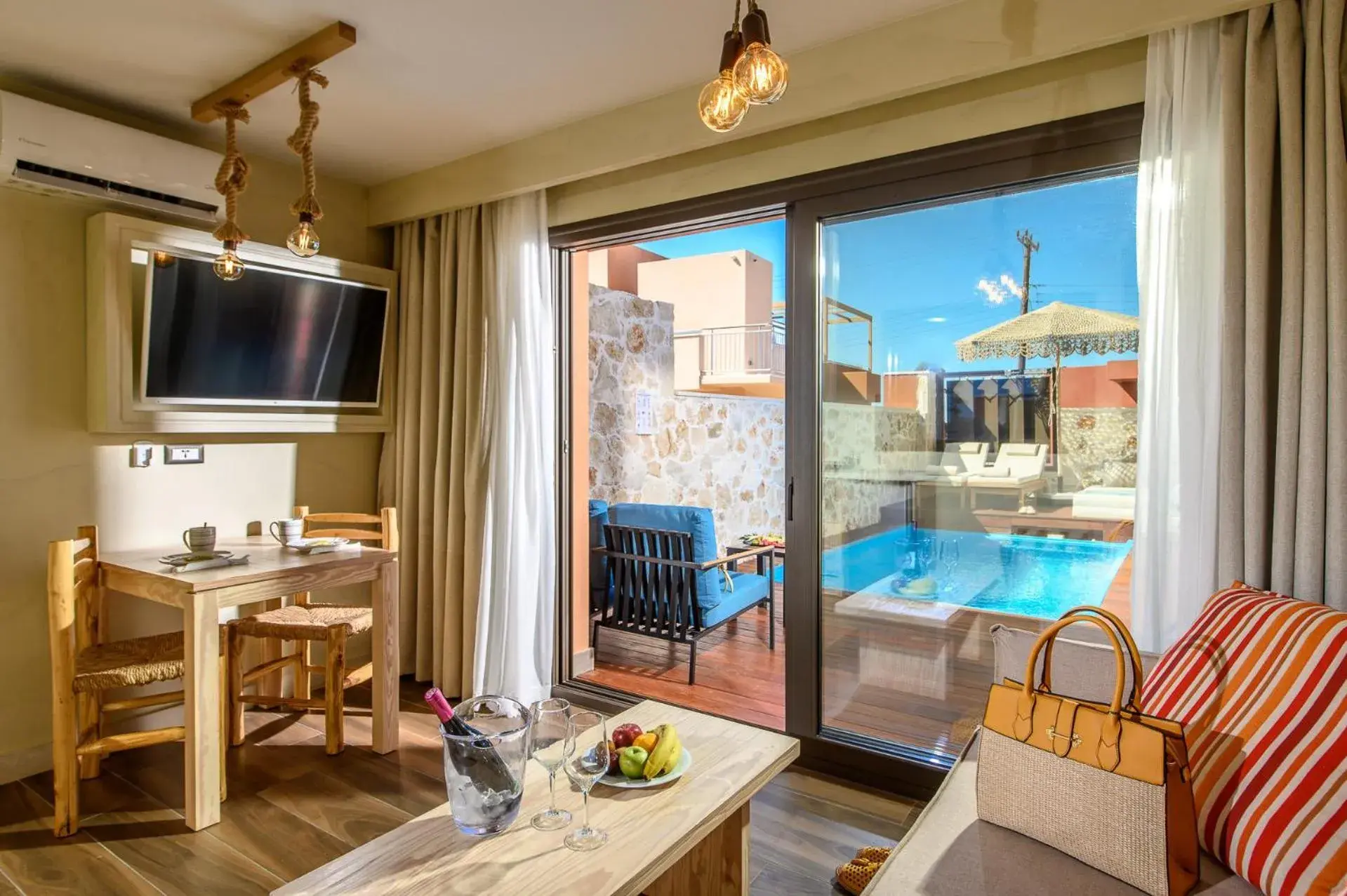 Premium Room with Inland View & Private Pool in Esperides Resort Crete, The Authentic Experience Premium Room with Inland View & Private Pool in Esperides Resort Crete, The Authentic Experience