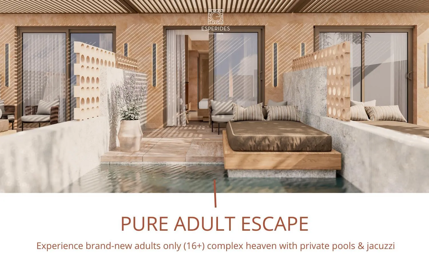 Swimming pool in Esperides Resort Crete, The Authentic Experience