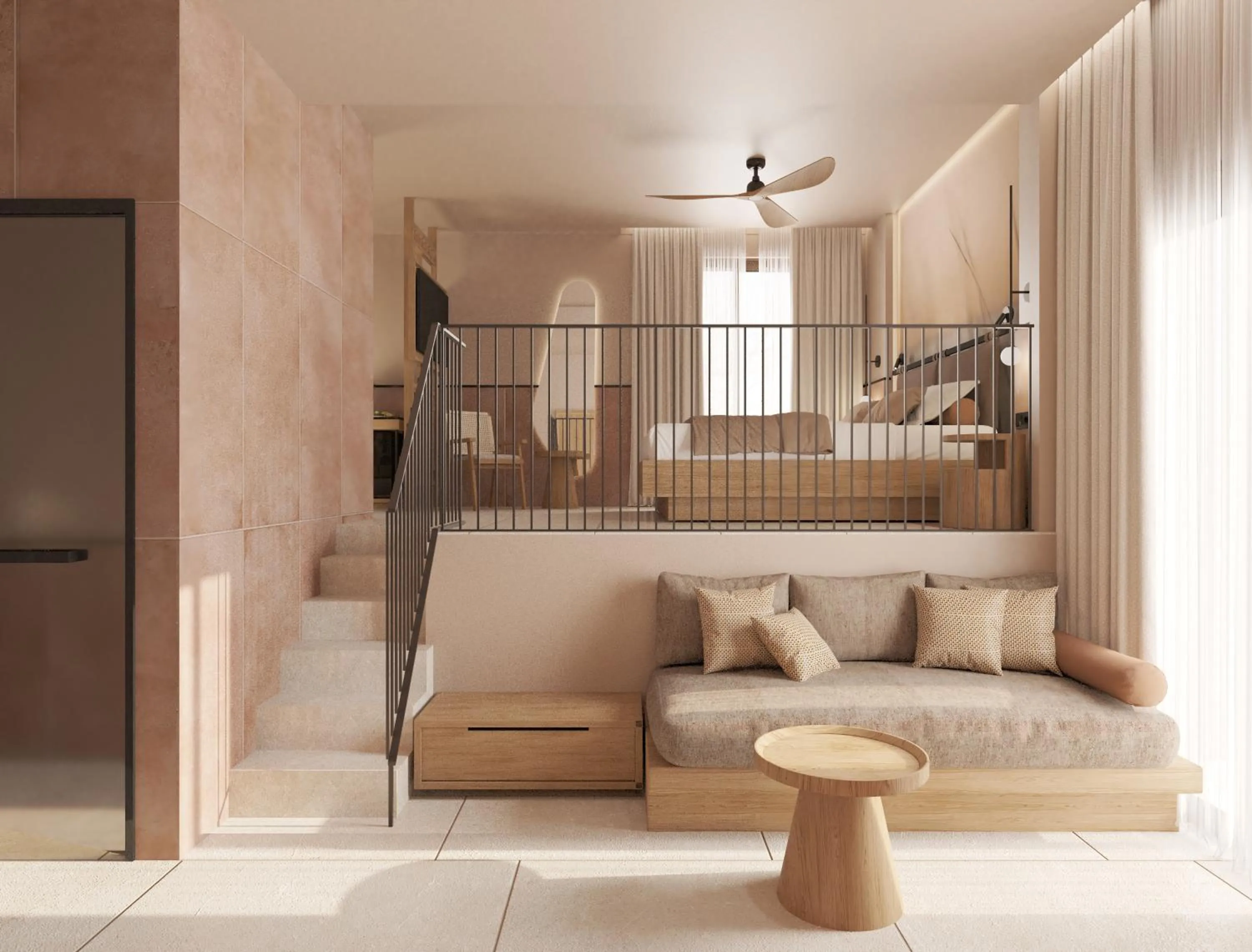 Living room in Esperides Resort Crete, The Authentic Experience