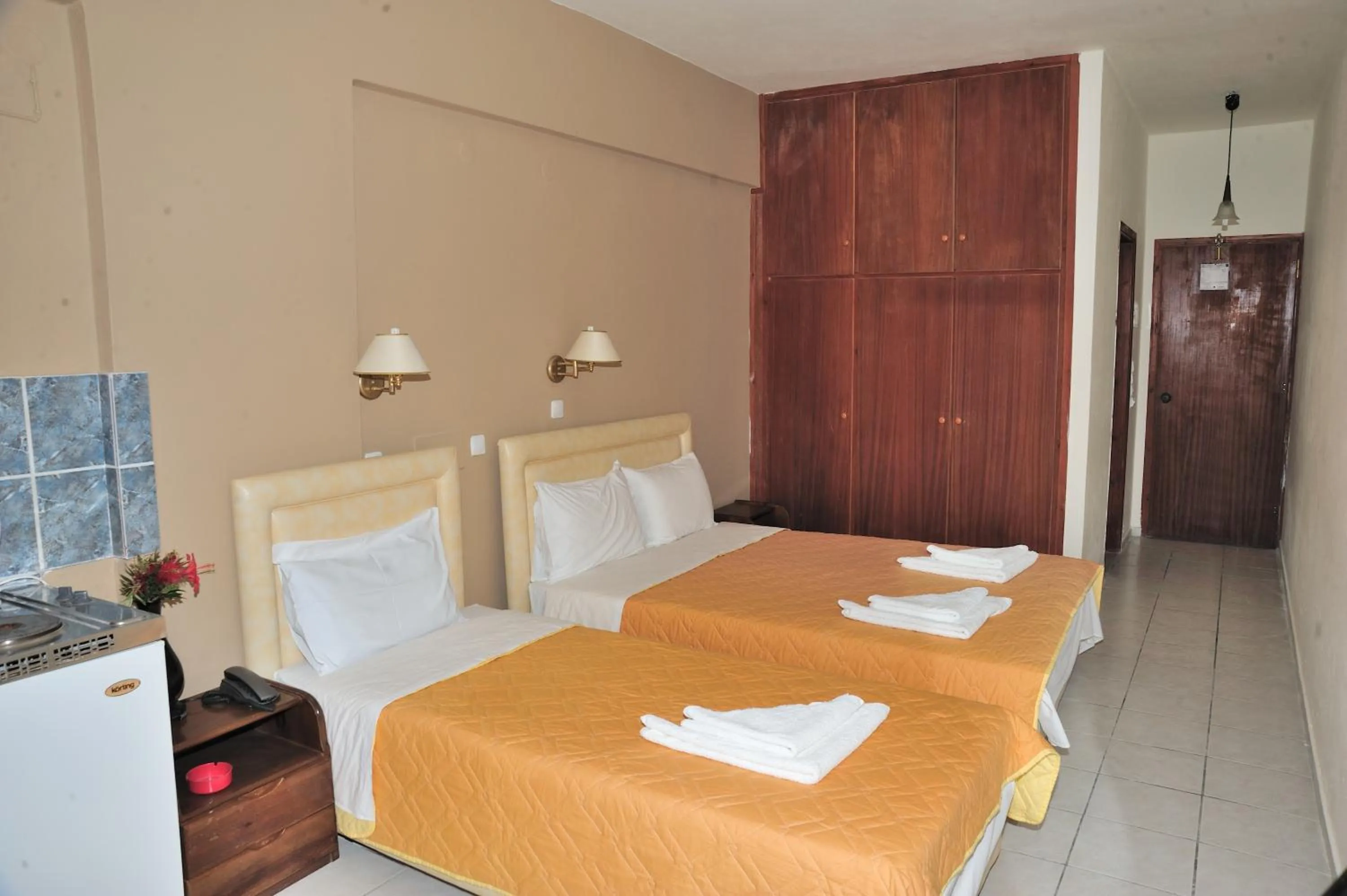 Bedroom, Bed in Creta Mare Hotel