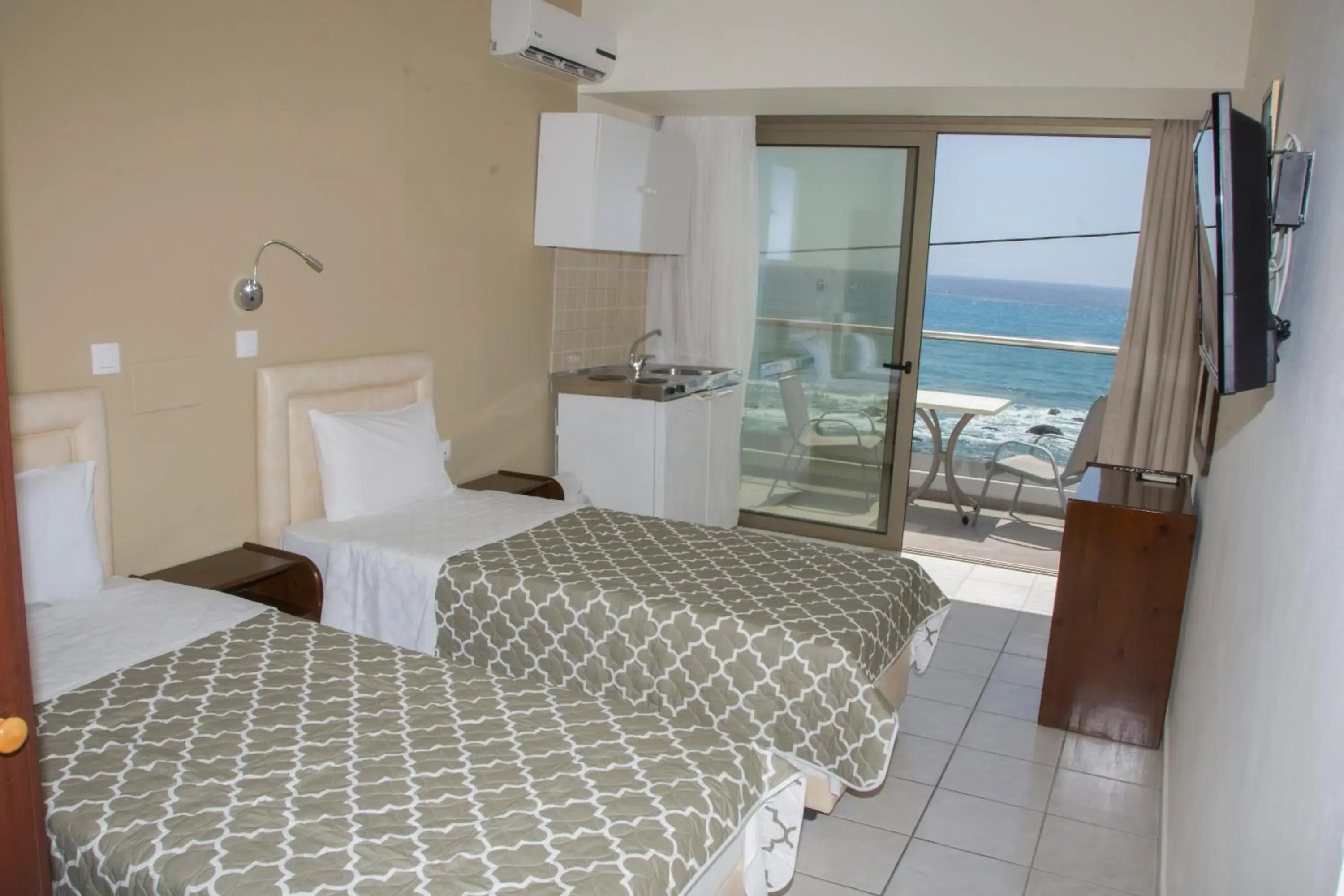 Studio with Sea View (3 Adults) in Creta Mare Hotel Studio with Sea View (3 Adults) in Creta Mare Hotel