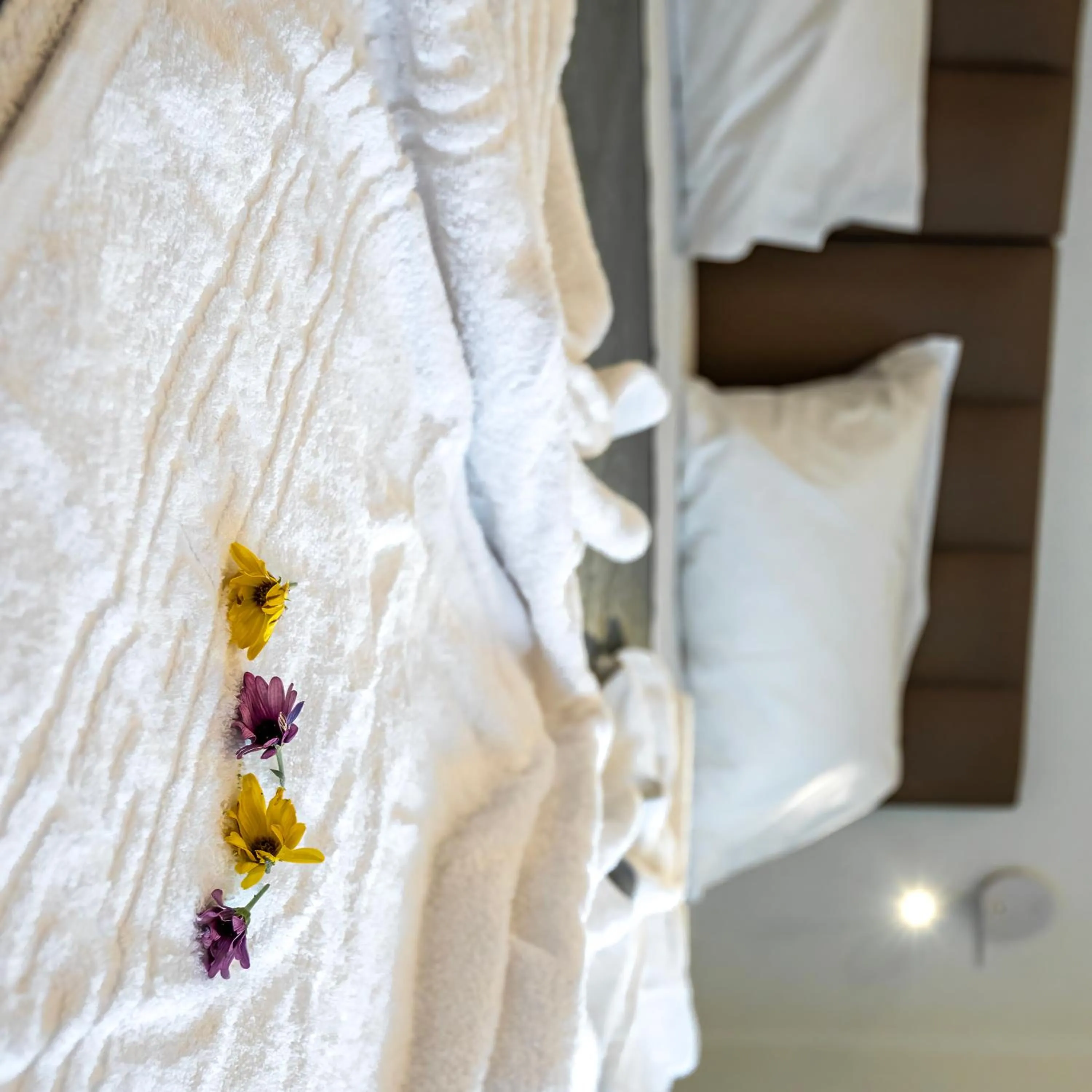 Bed in Creta Mare Hotel