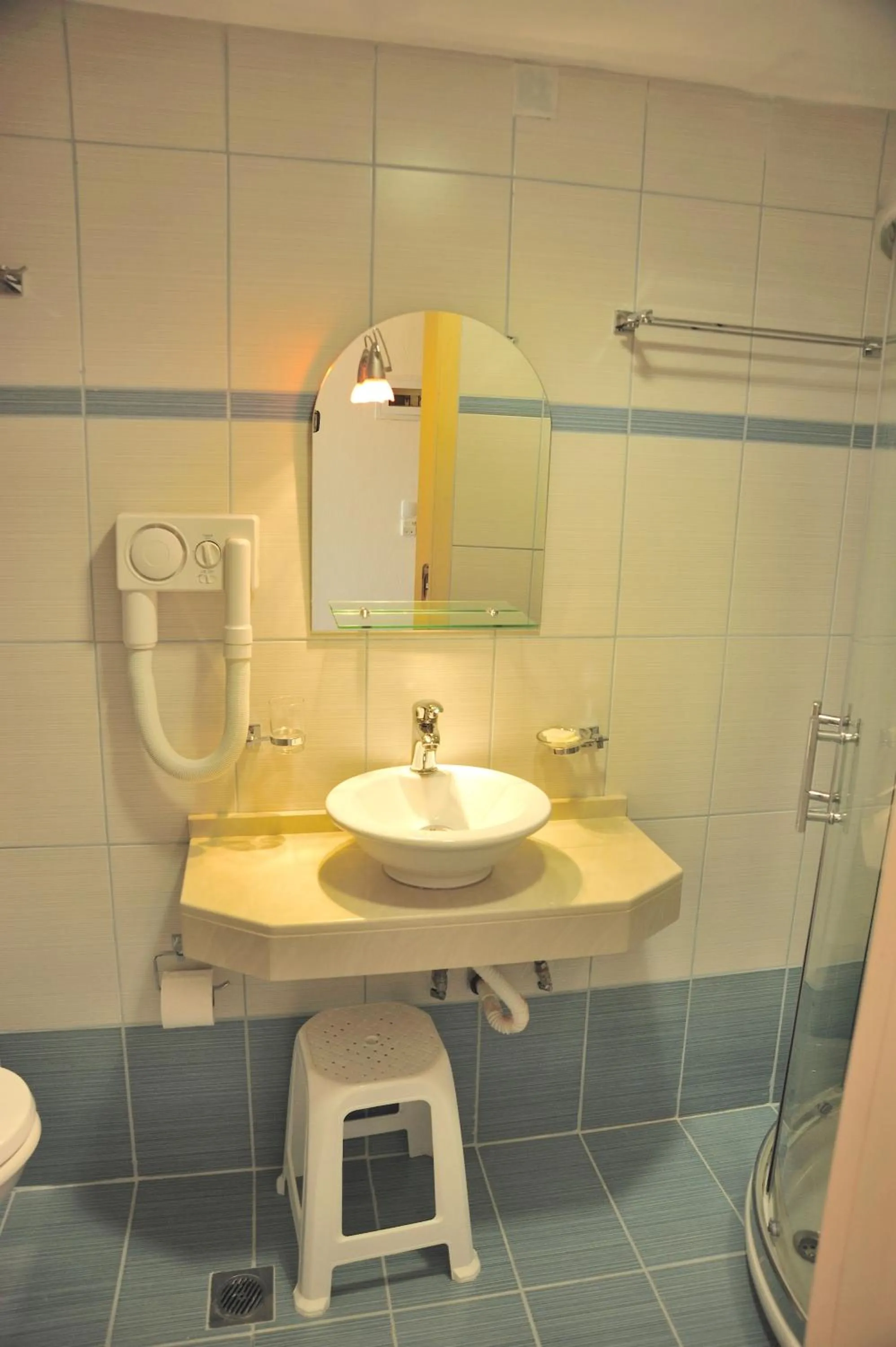 Toilet in Creta Mare Hotel