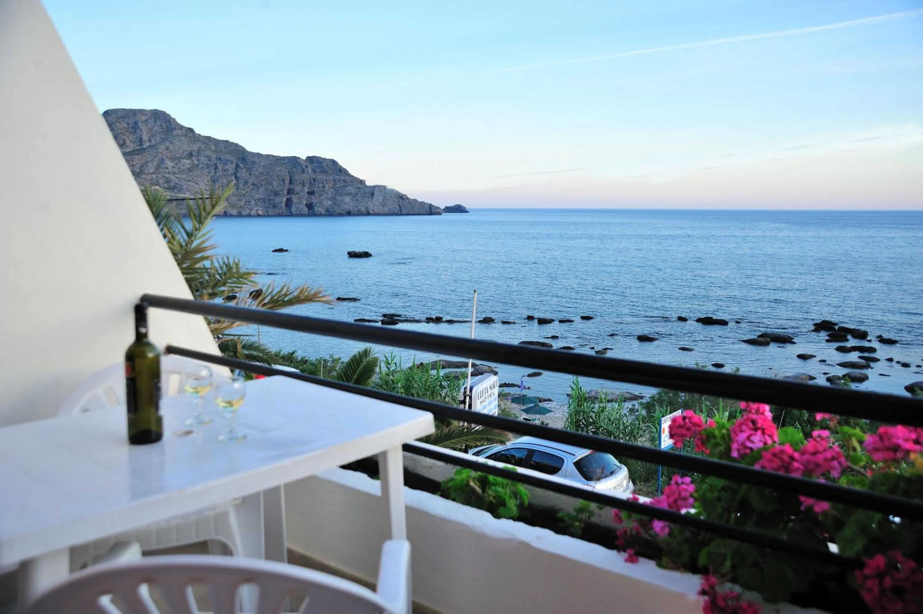 Balcony/Terrace in Creta Mare Hotel