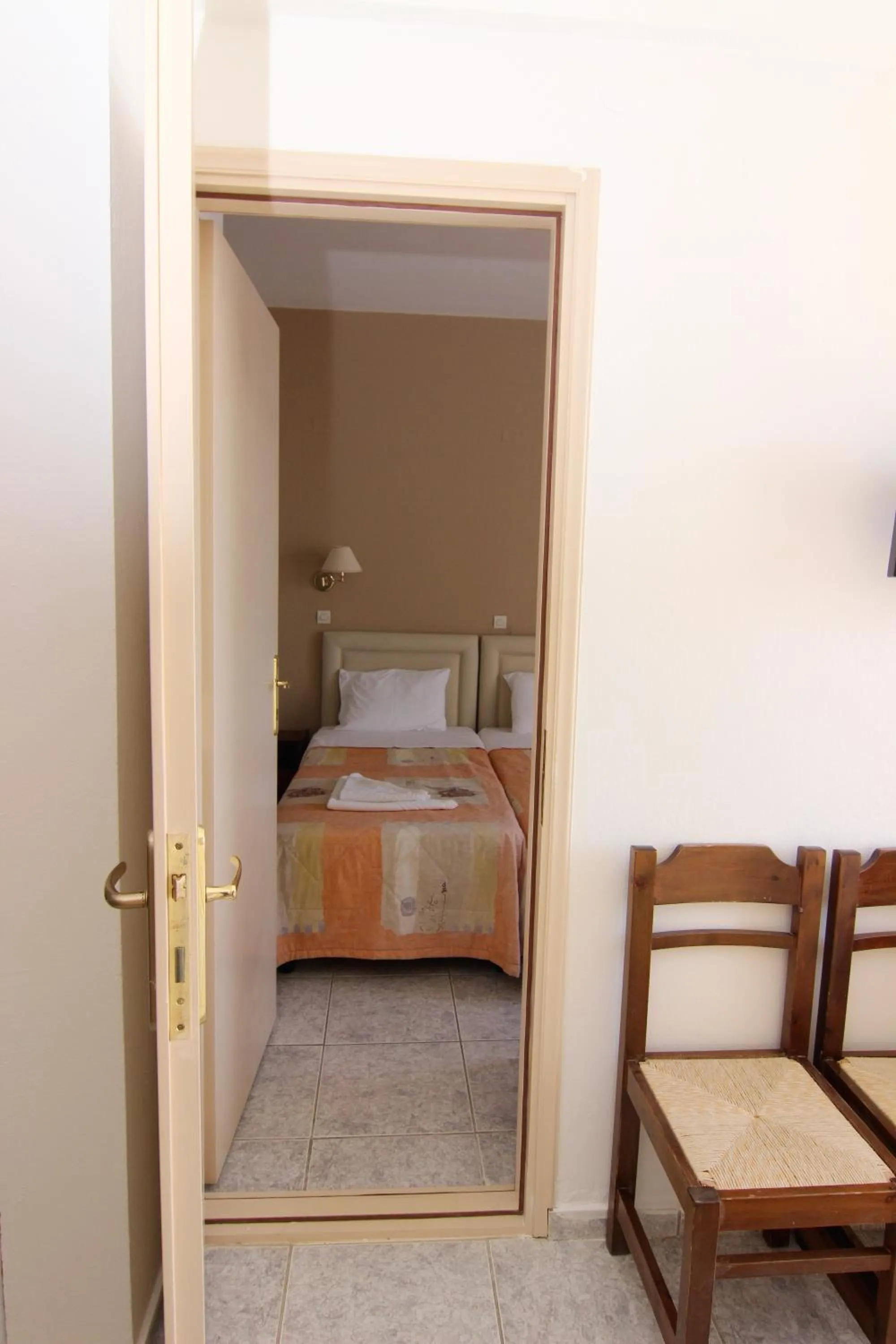 Bed in Creta Mare Hotel