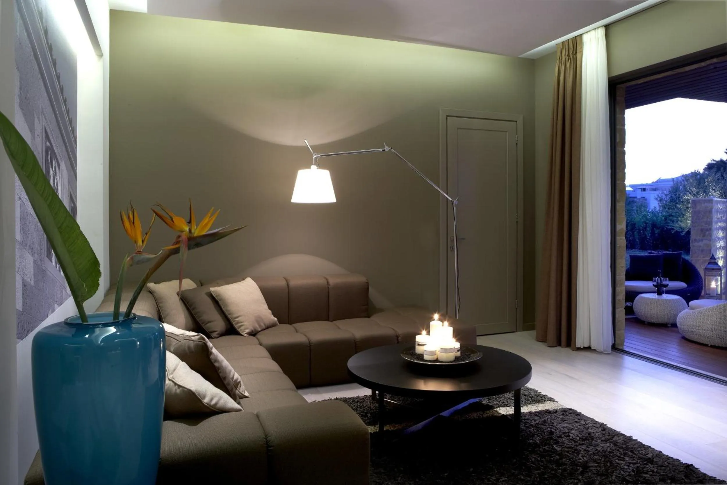 Living room in Pelagos Suites Hotel & Spa