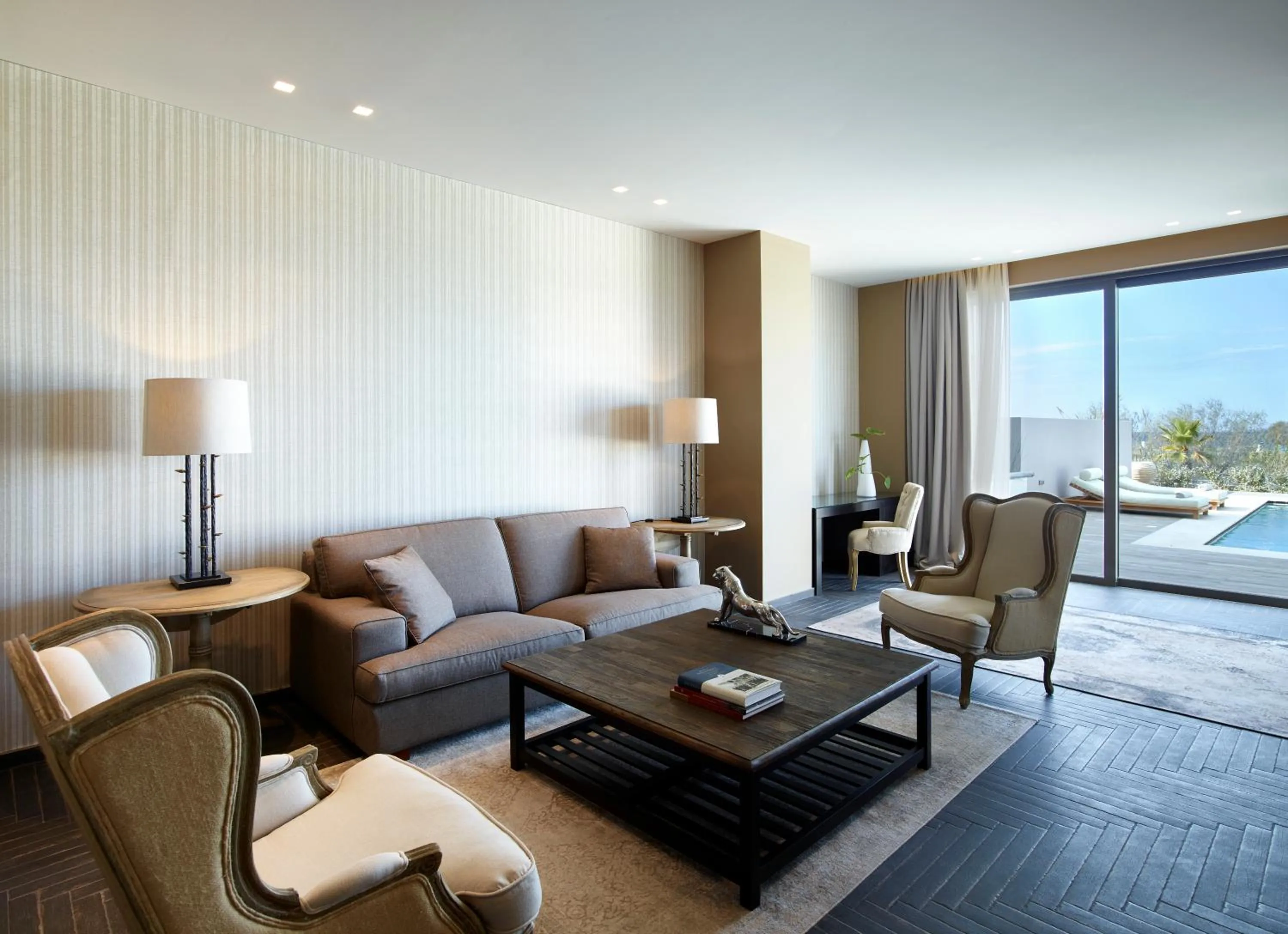 Living room in Pelagos Suites Hotel & Spa