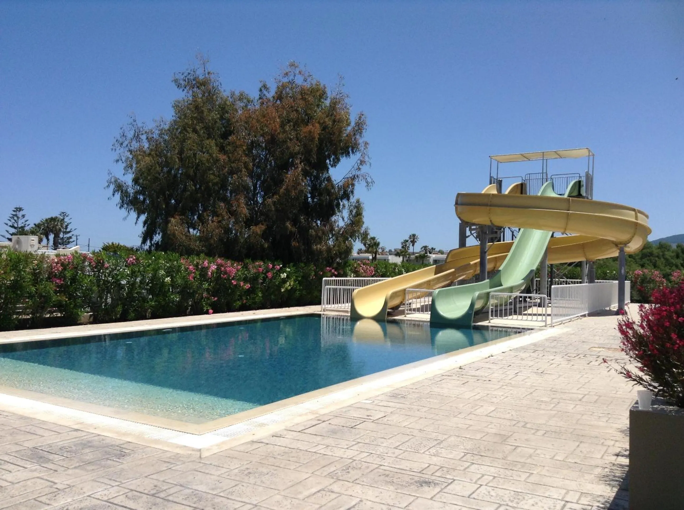 Aqua park in Pelagos Suites Hotel & Spa