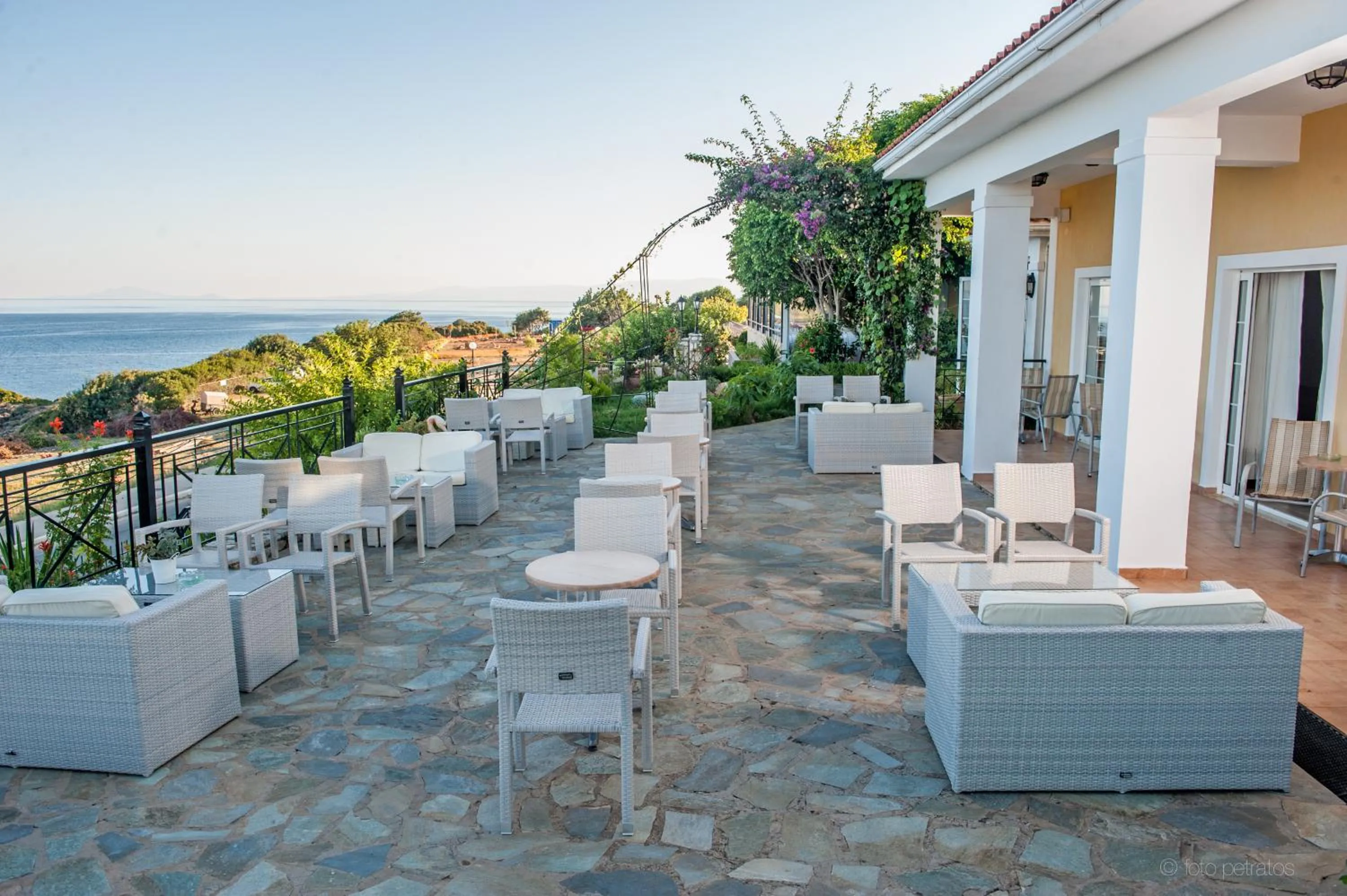 Patio in Porto Skala Village Hotel