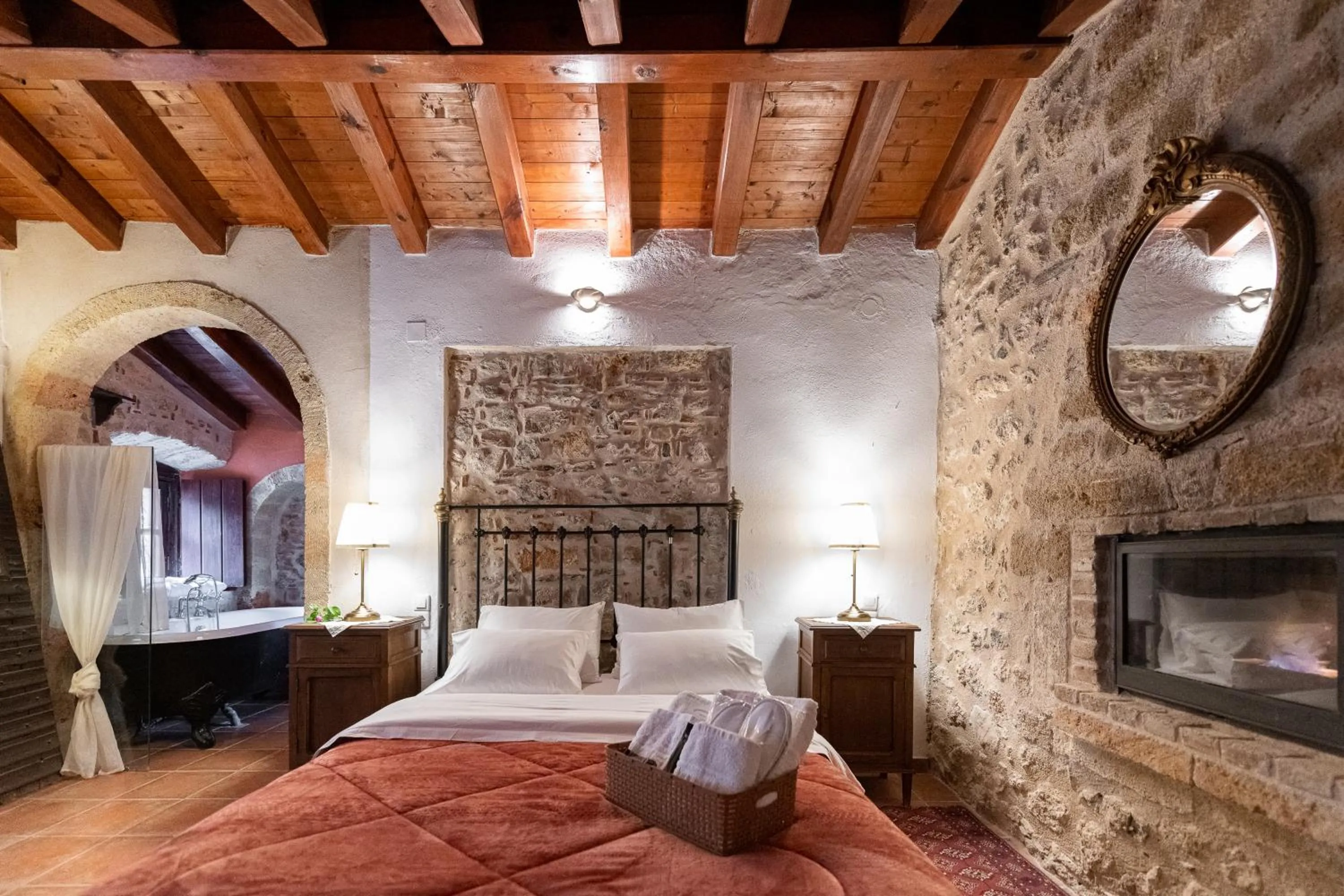 Bed in Guesthouse Kellia