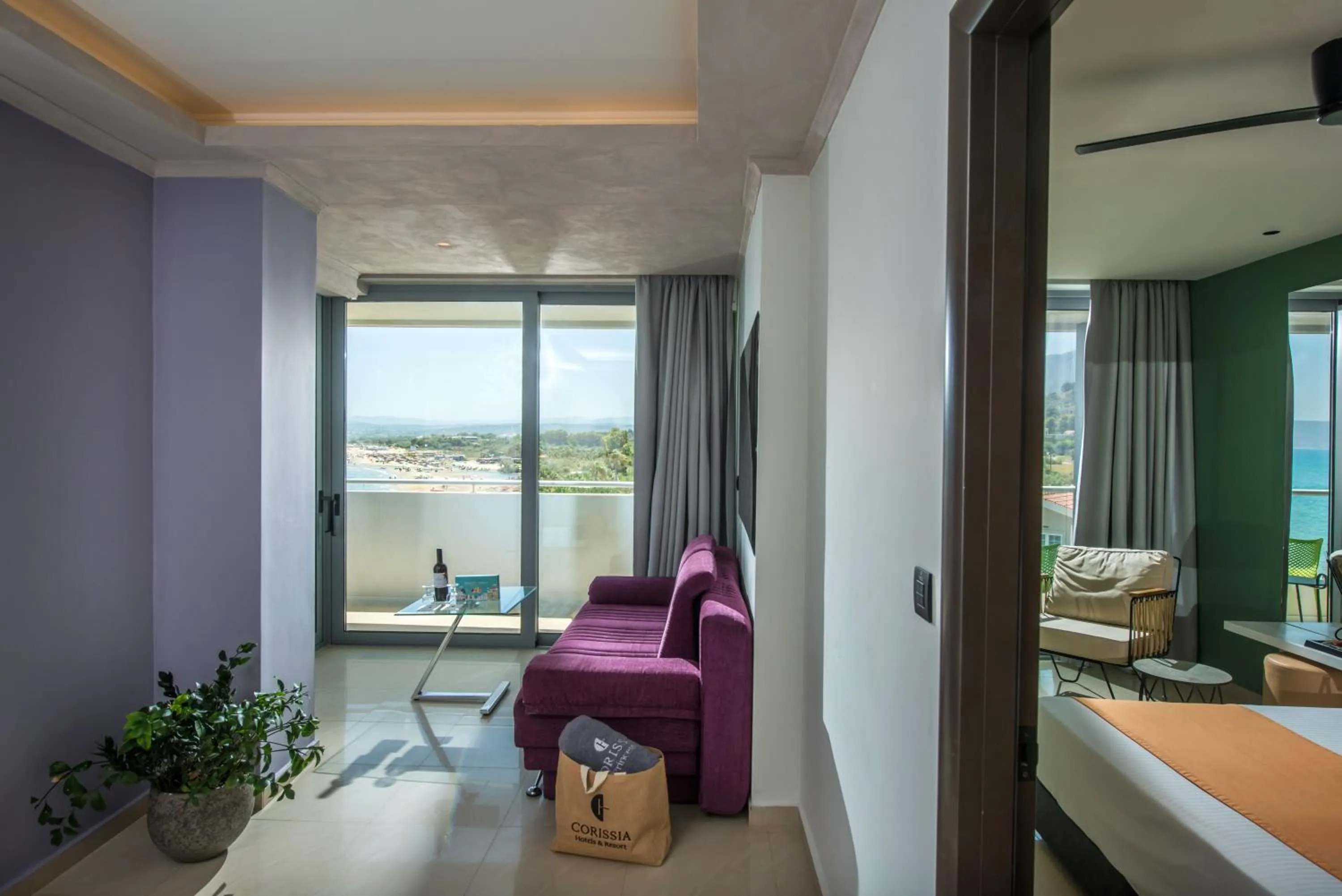 Seating area in Corissia Princess Hotel