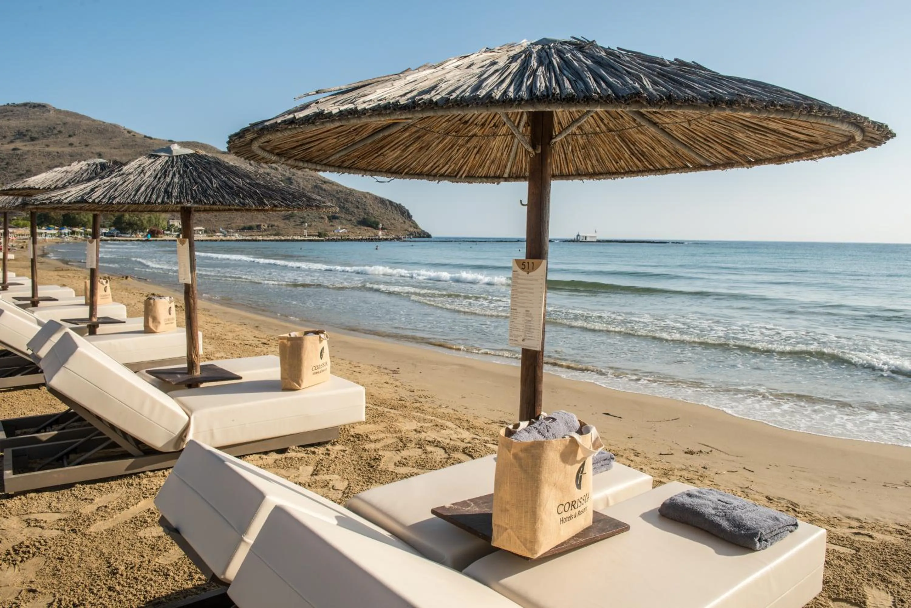 Beach in Corissia Princess Hotel