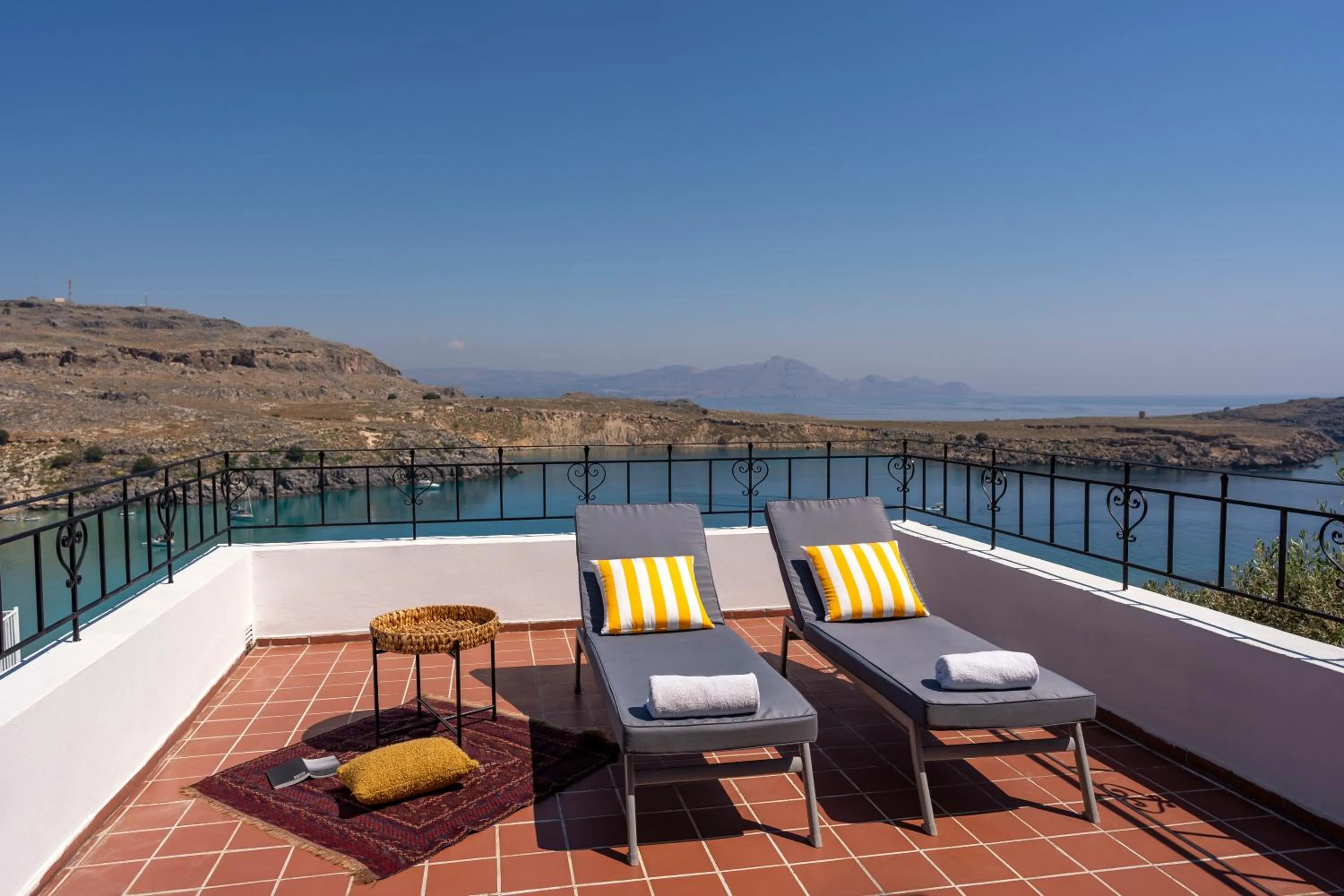 Balcony/Terrace in Maris Lindos Suites & Apartments