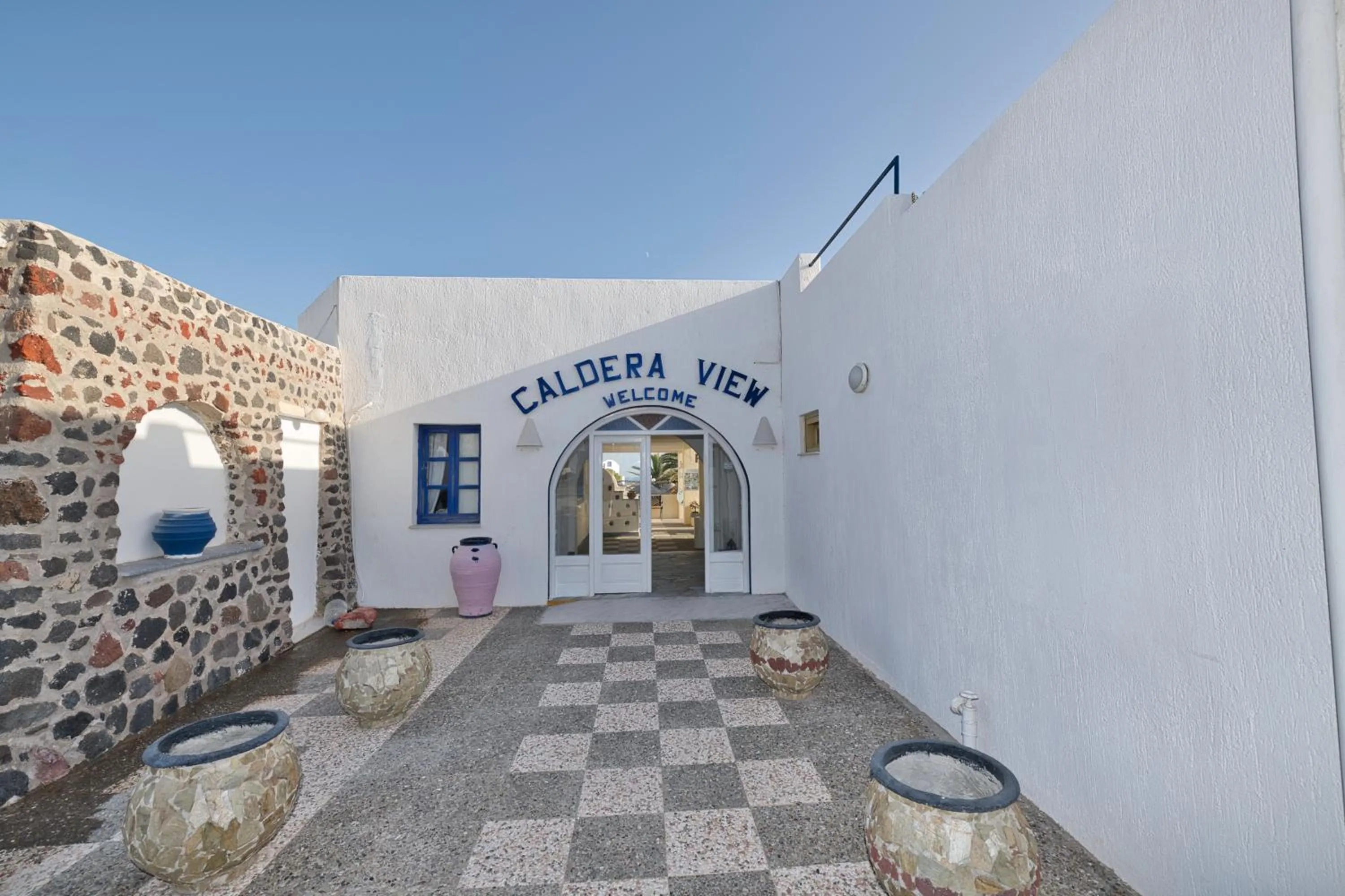 Facade/entrance in Caldera View Resort - Adults Only