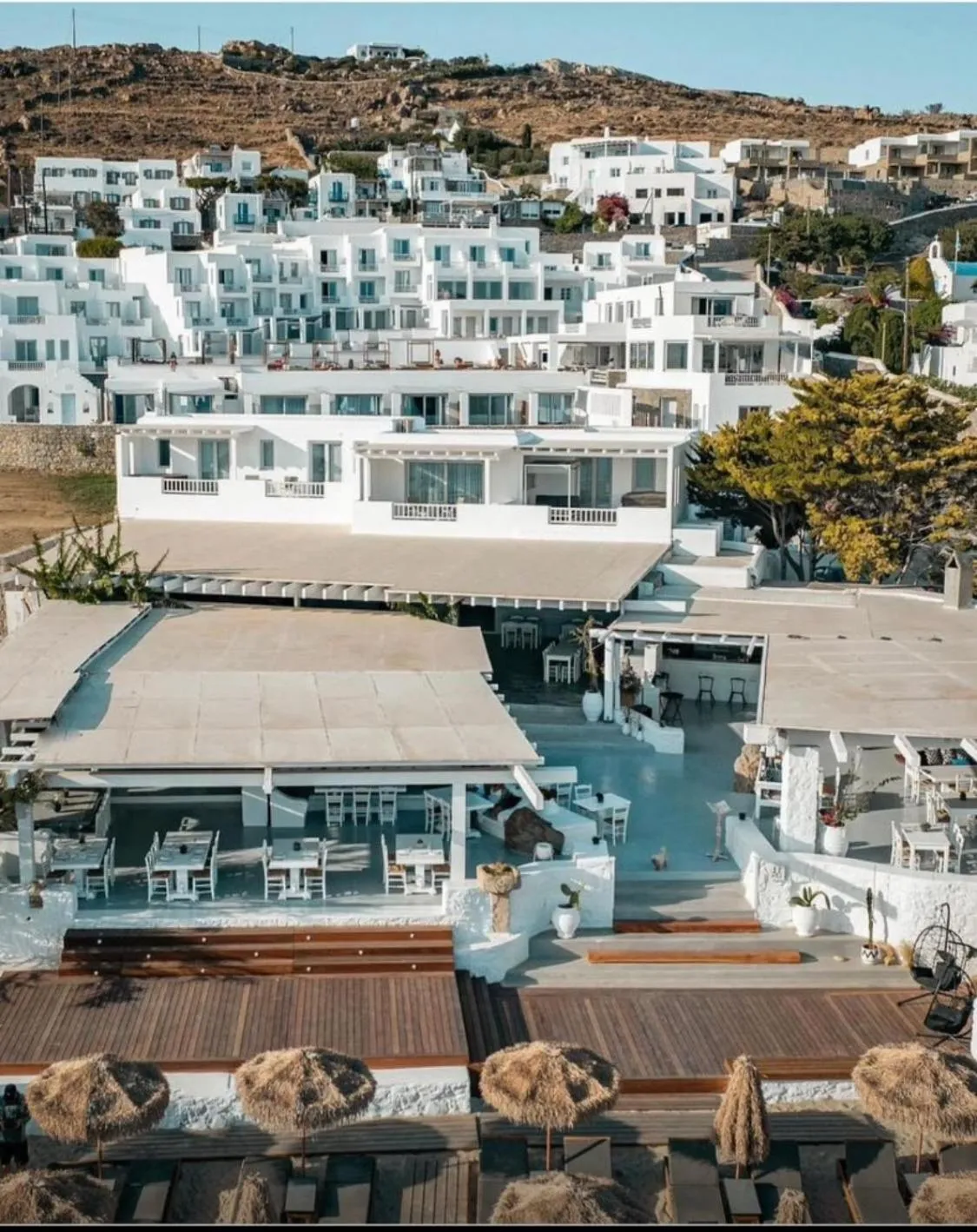 Property building in Manoula's Beach Mykonos Resort