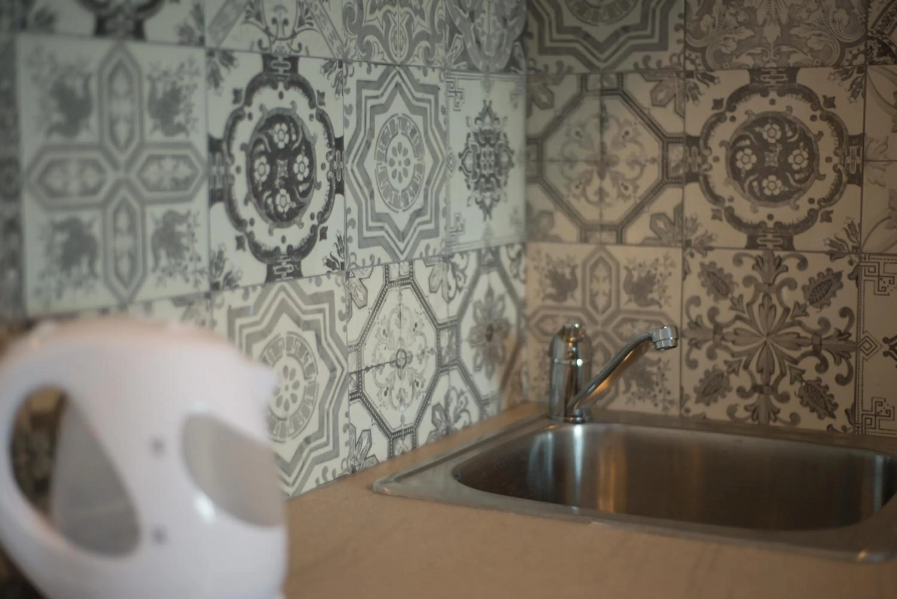 Kitchen or kitchenette in Ostria Hotel & Apartments