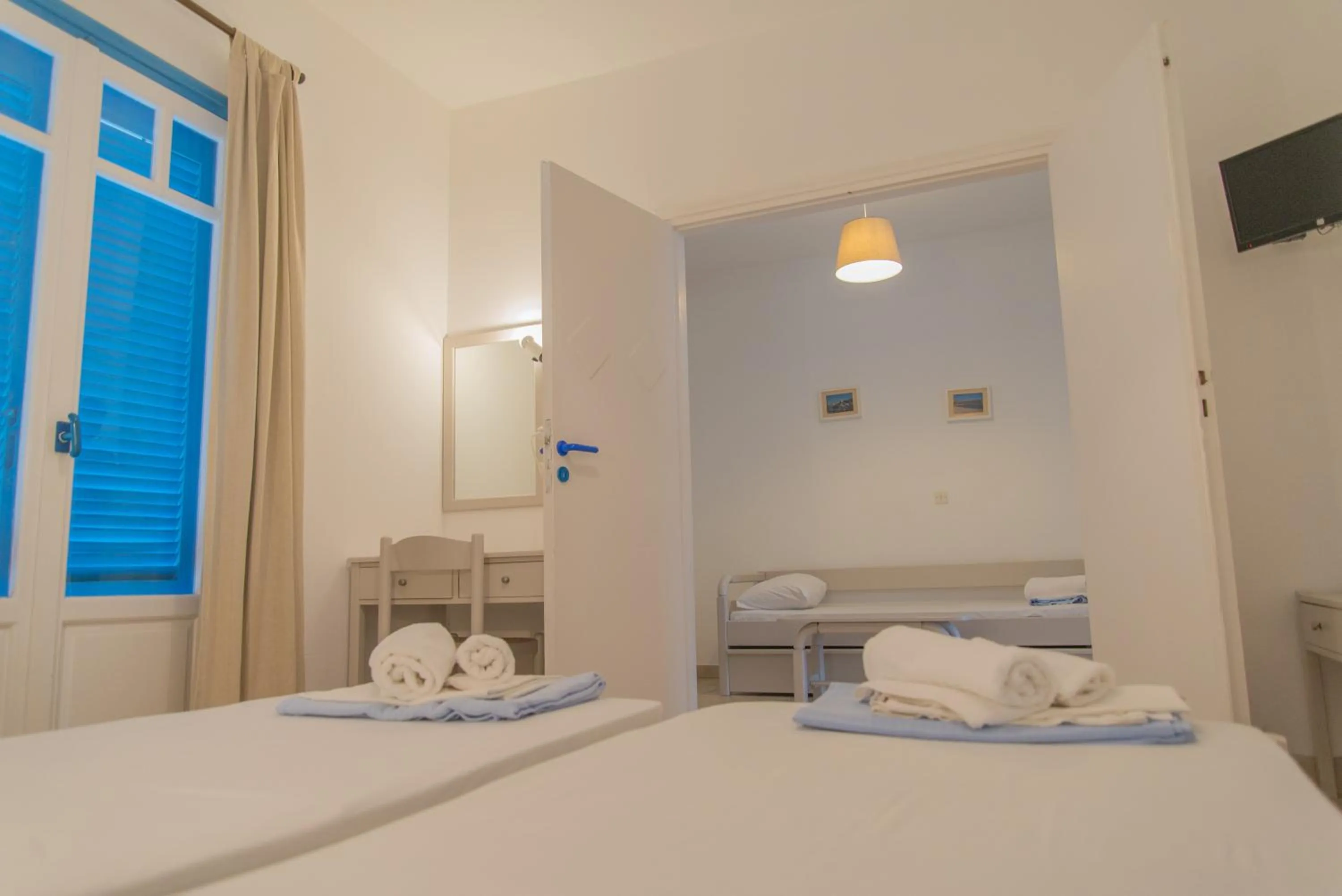 Bed in Ostria Hotel & Apartments