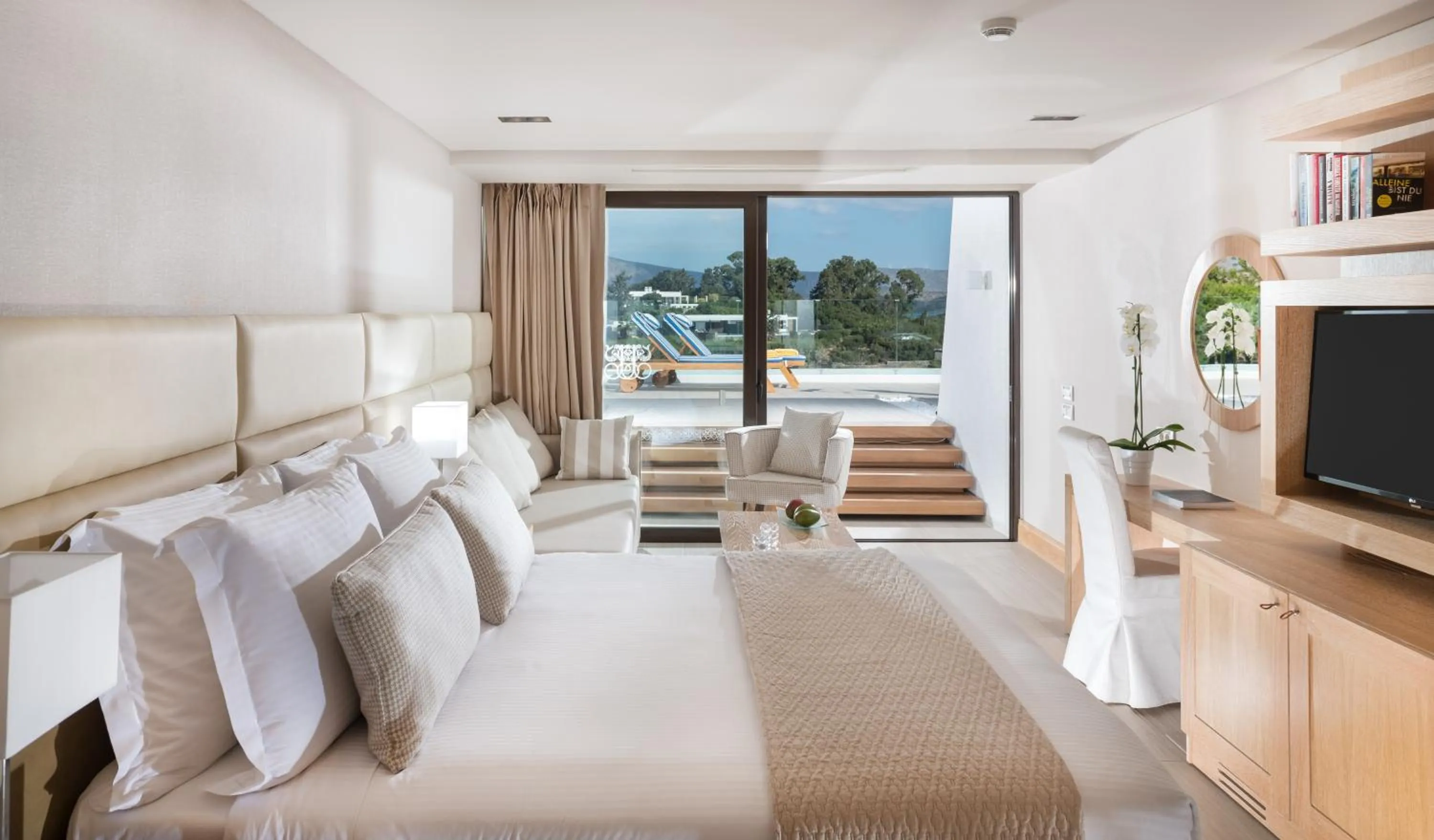 Photo of the whole room, Bed in Elounda Bay Palace, a Member of the Leading Hotels of the World