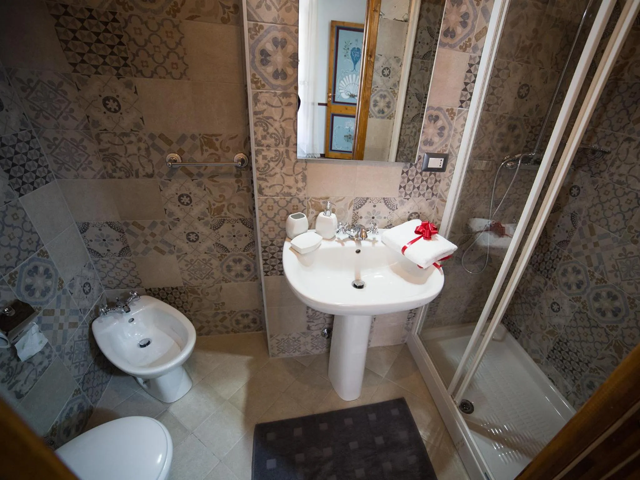 Bathroom in Villa Teresa B&B