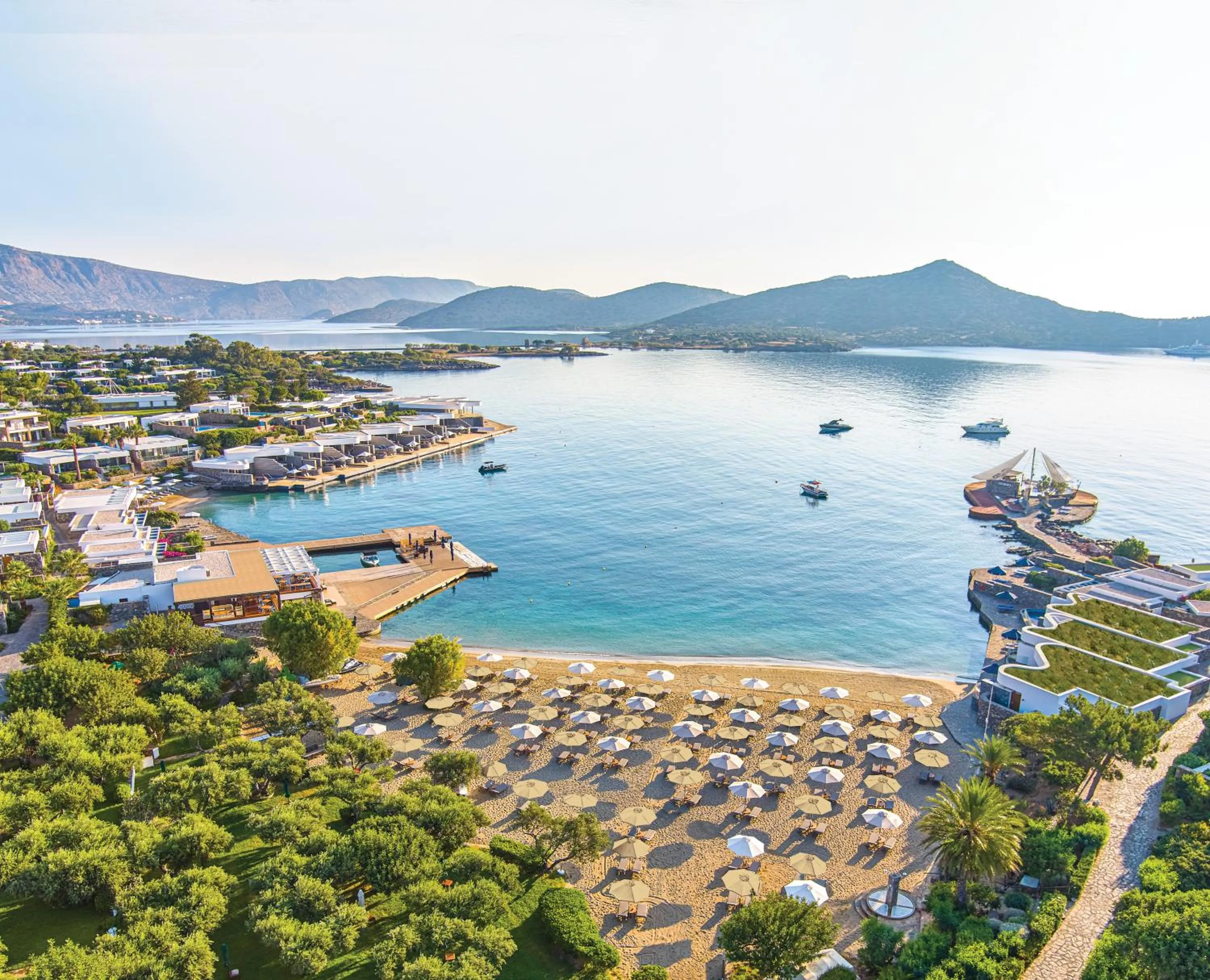 Bird's eye view in Elounda Beach Hotel & Villas, a Member of the Leading Hotels of the World