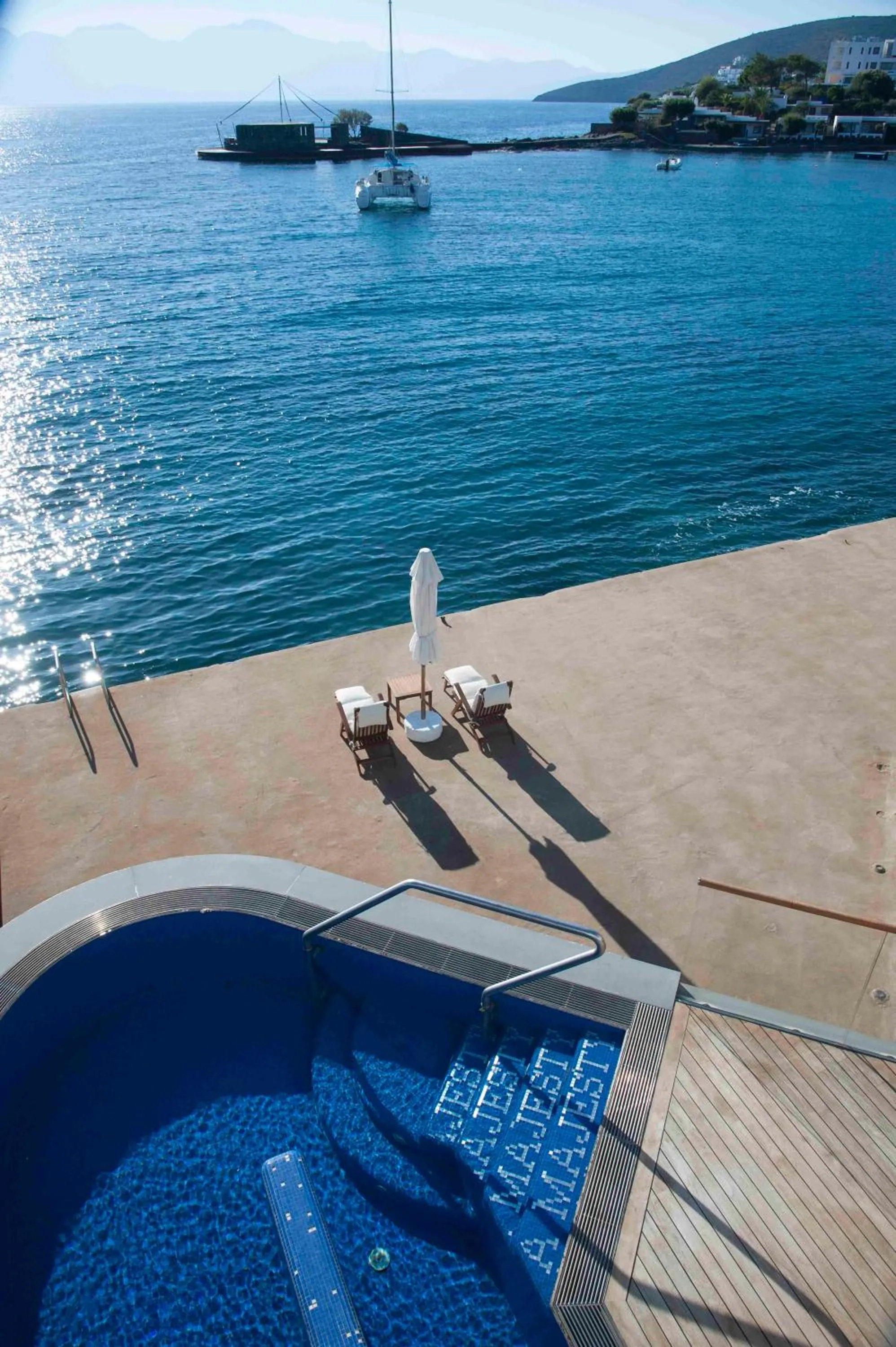 Balcony/Terrace in Elounda Beach Hotel & Villas, a Member of the Leading Hotels of the World