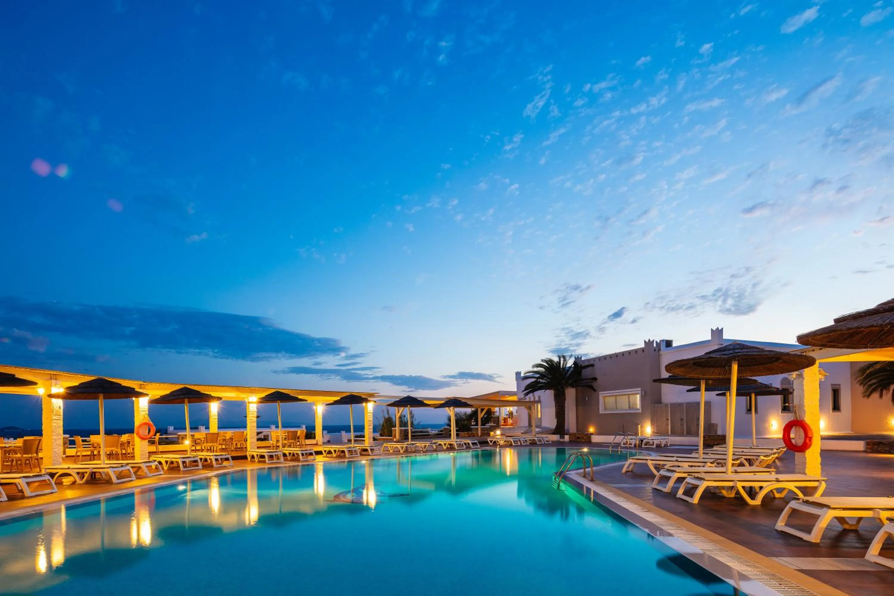 Pool view in Kavuras Village Hotel & Suites