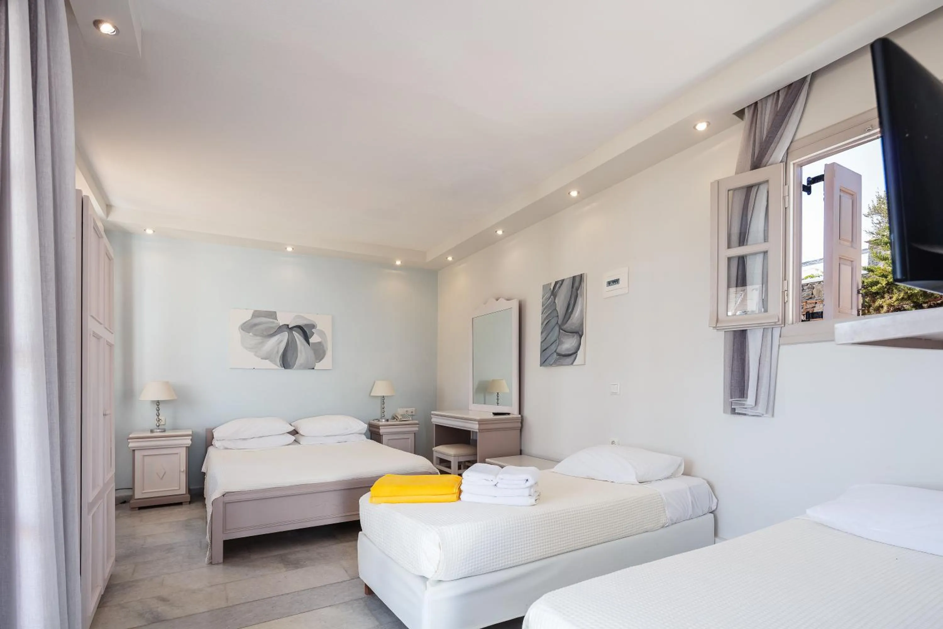 Bed in Kavuras Village Hotel & Suites