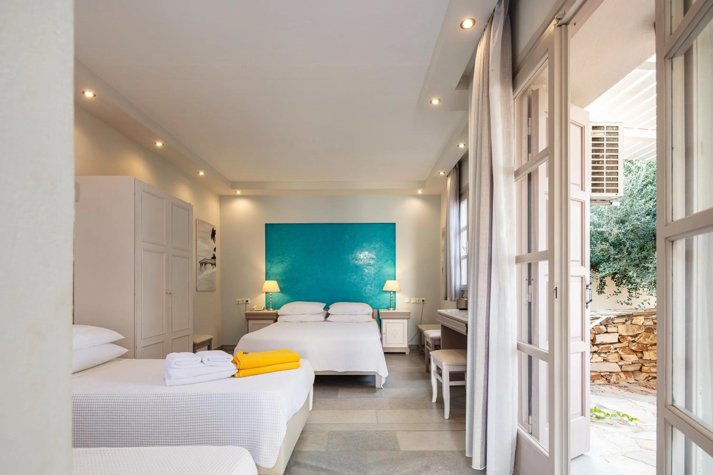 Bed in Kavuras Village Hotel & Suites