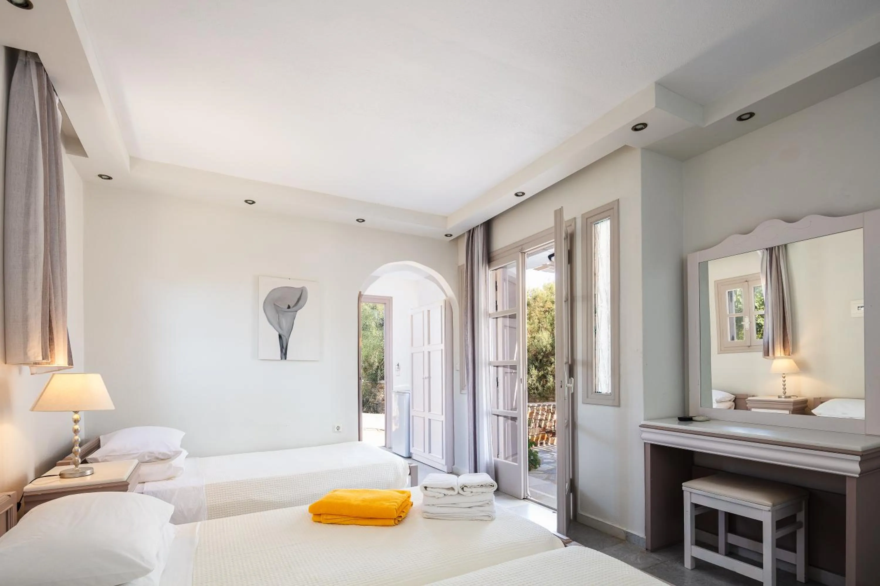 Bed in Kavuras Village Hotel & Suites