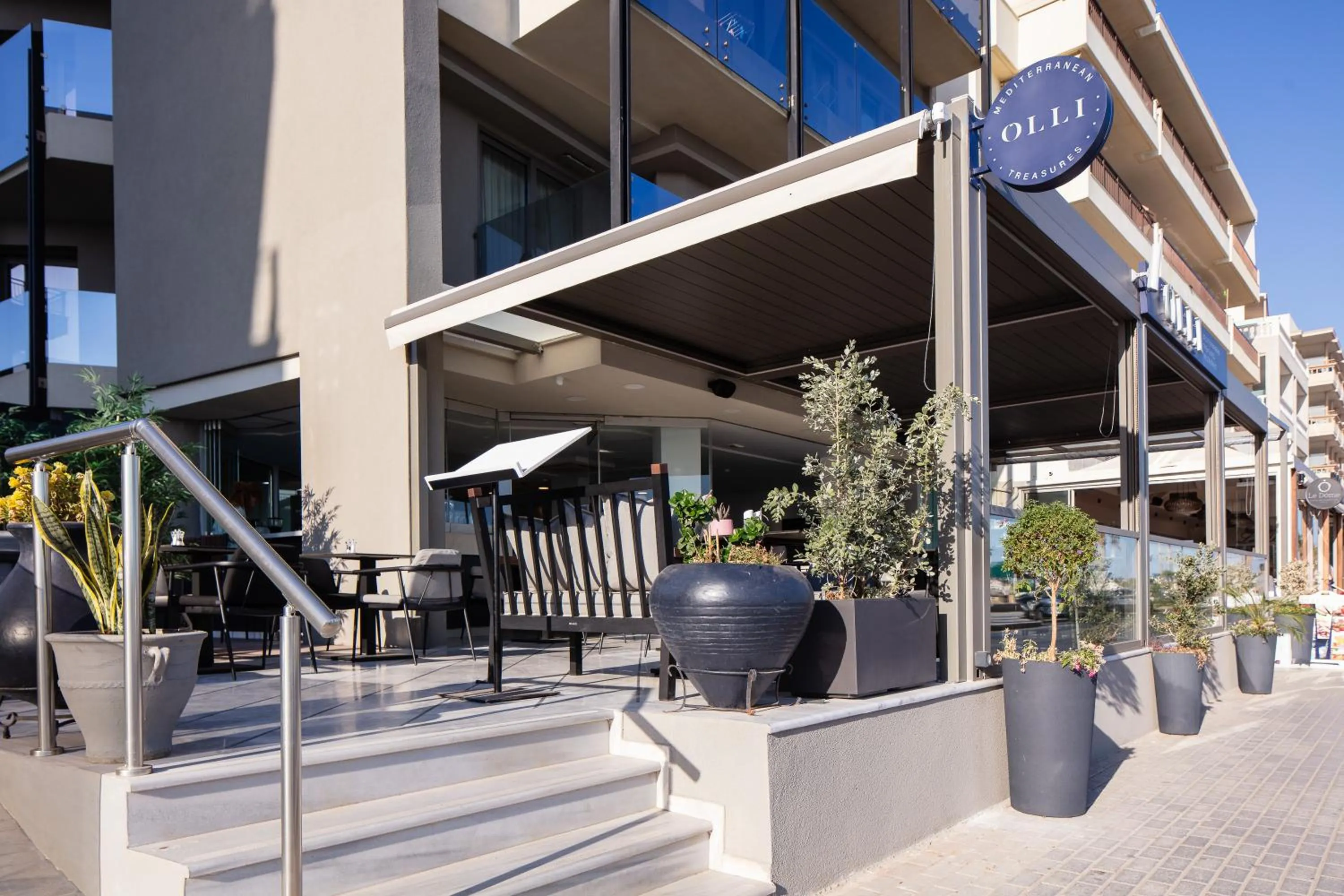 Street view in Steris Elegant Beach Hotel