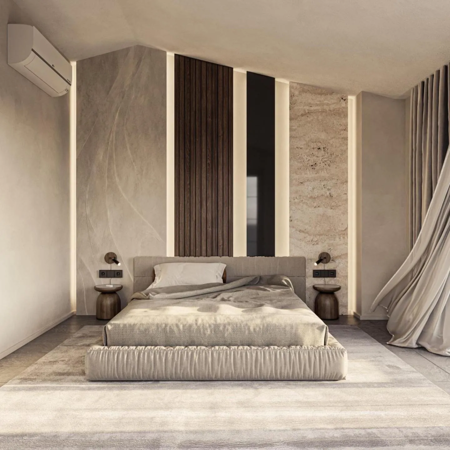 Bed in Zante Pantheon Hotel