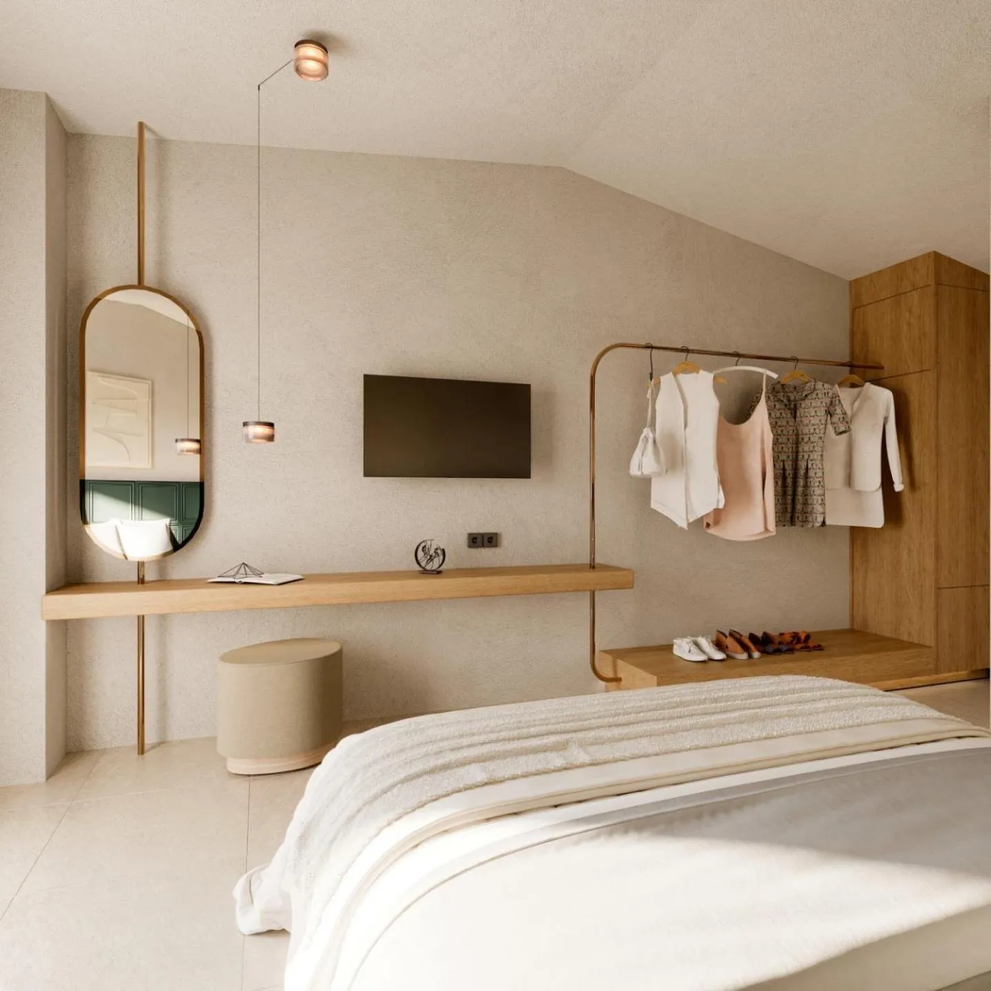 Bed in Zante Pantheon Hotel