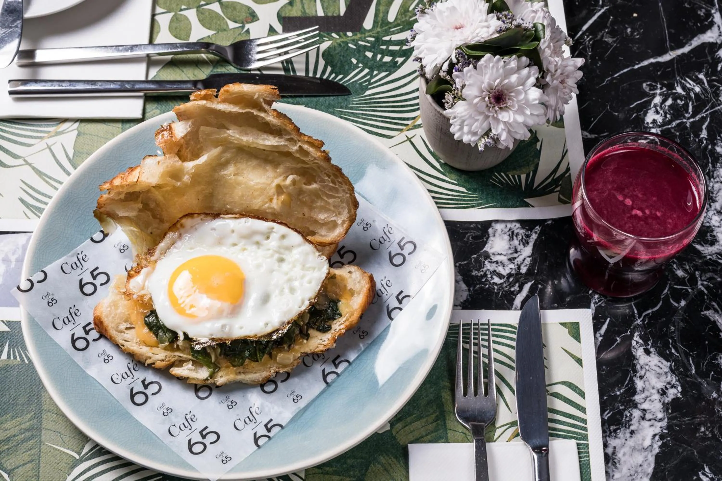 Food close-up in 65 Hotel, Rothschild Tel Aviv - an Atlas Boutique Hotel