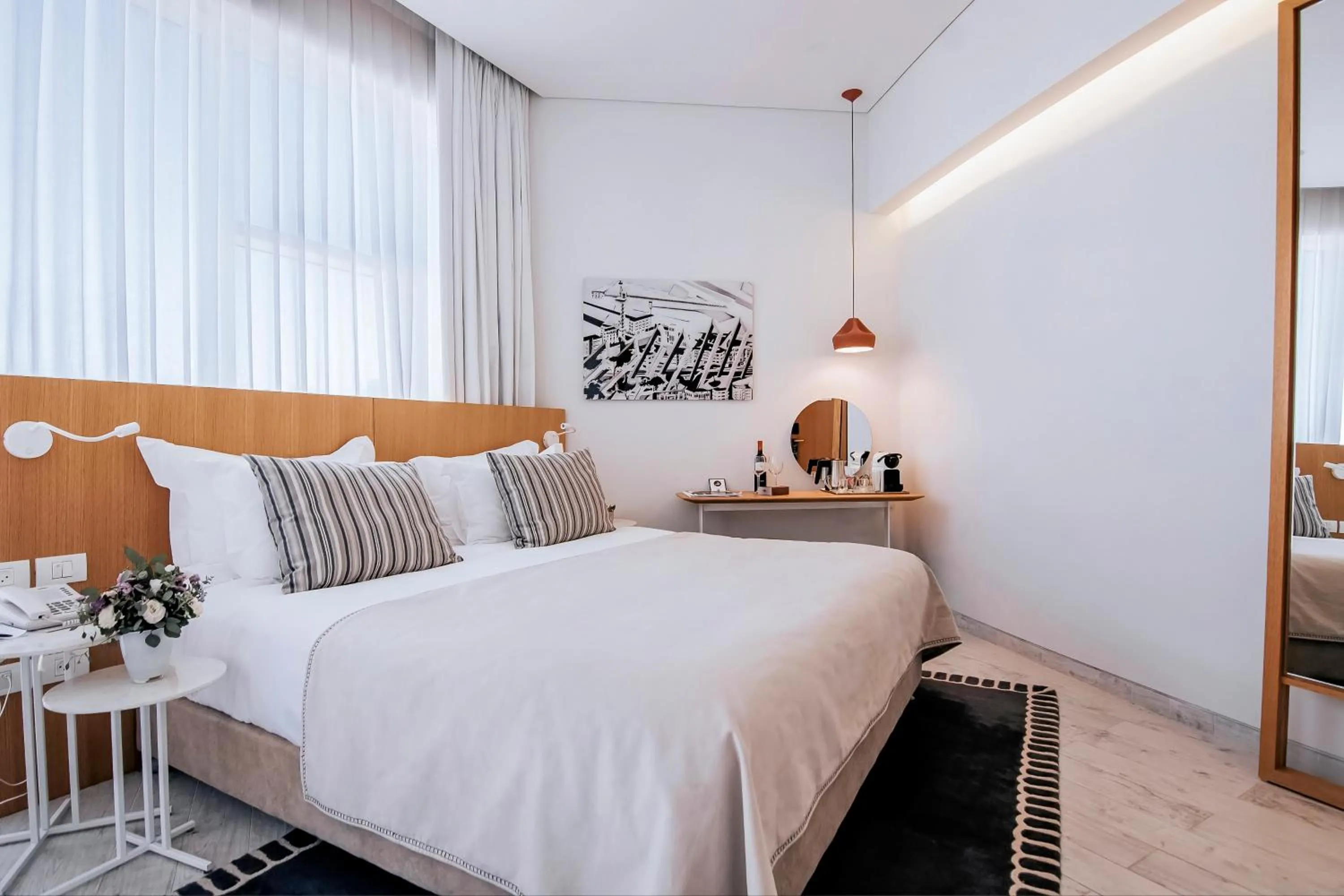 Bedroom, Bed in 65 Hotel, Rothschild Tel Aviv - an Atlas Boutique Hotel