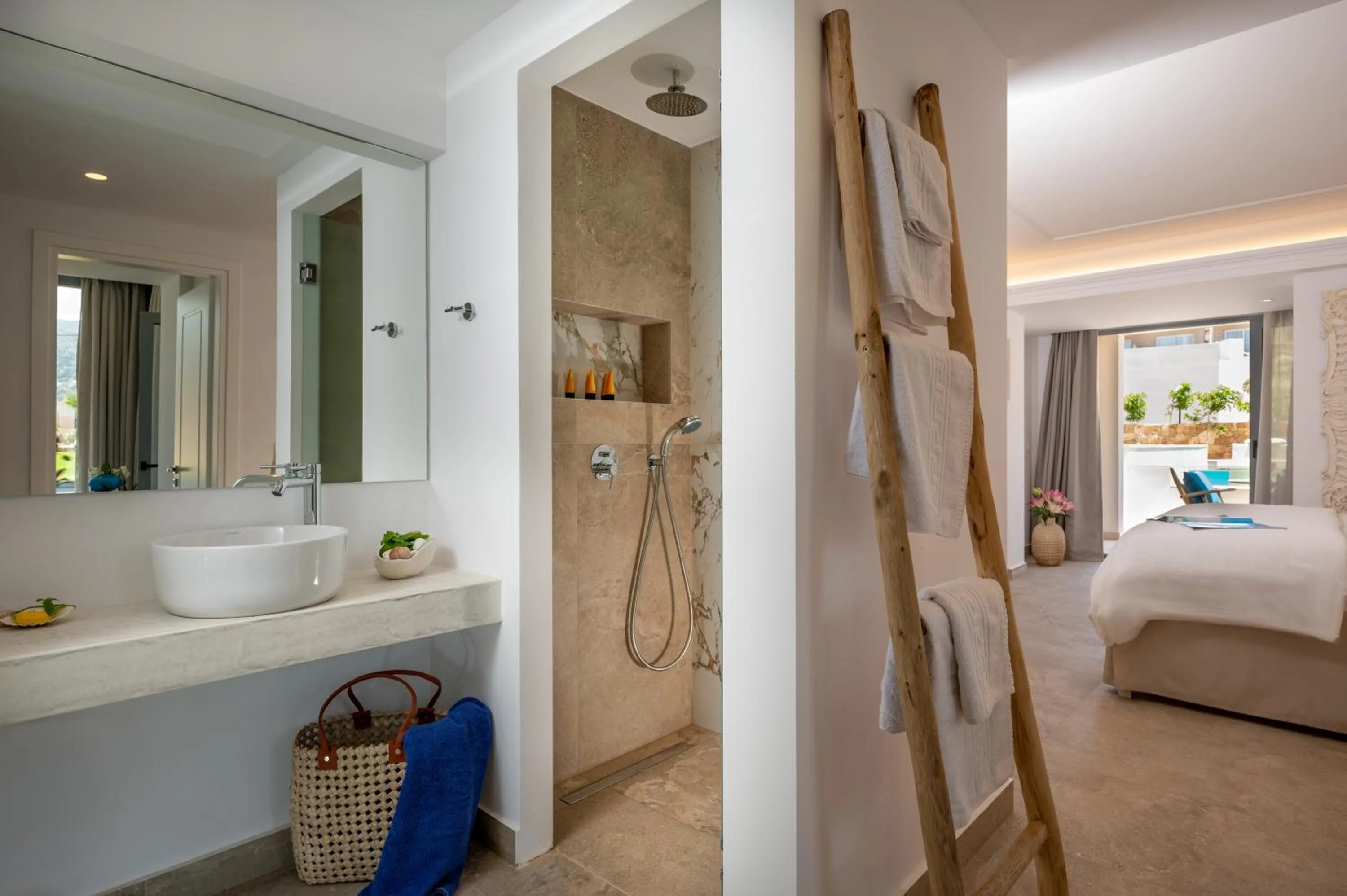 Bed in Parthenis Beach, Suites by the Sea