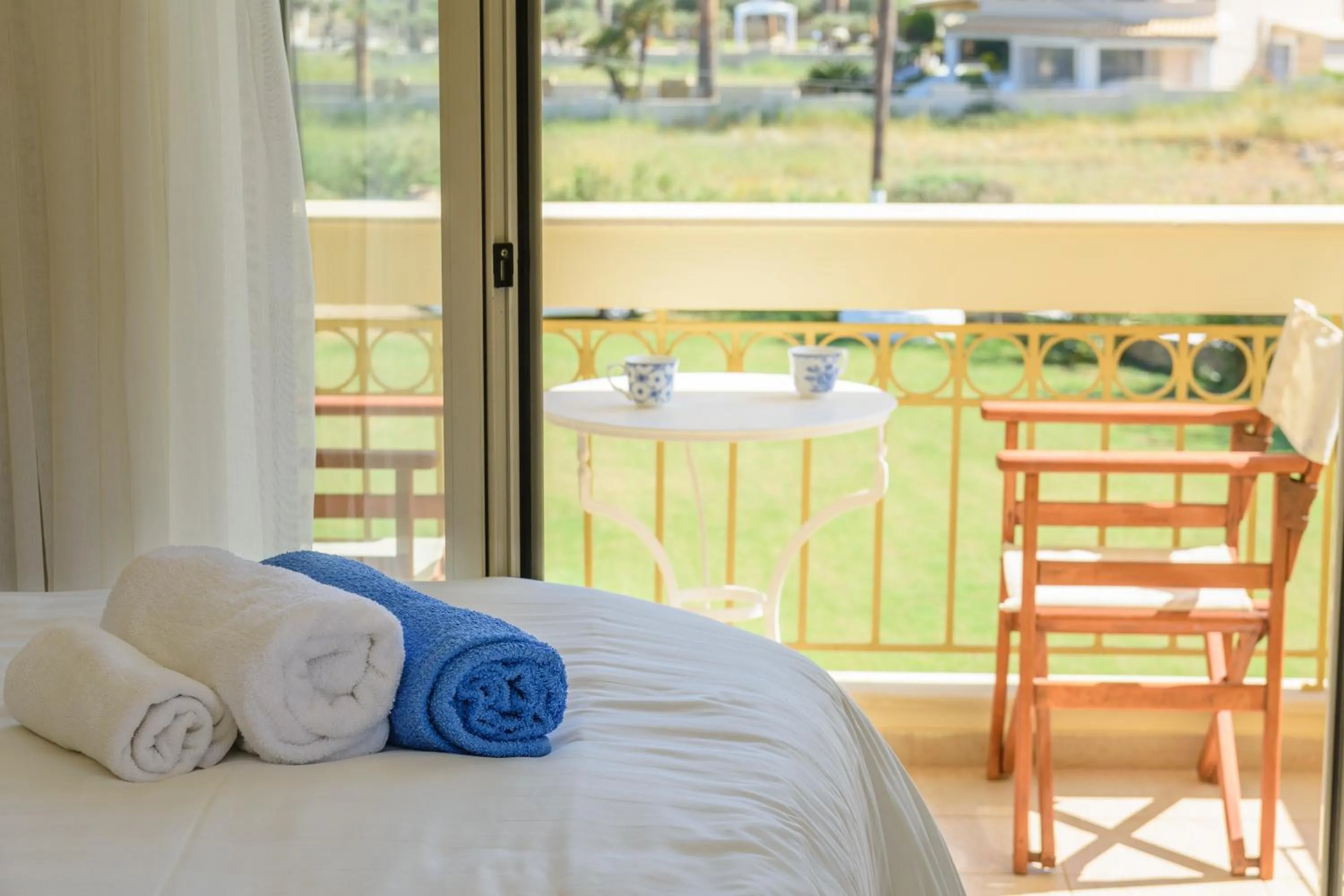 Bed in Parthenis Beach, Suites by the Sea