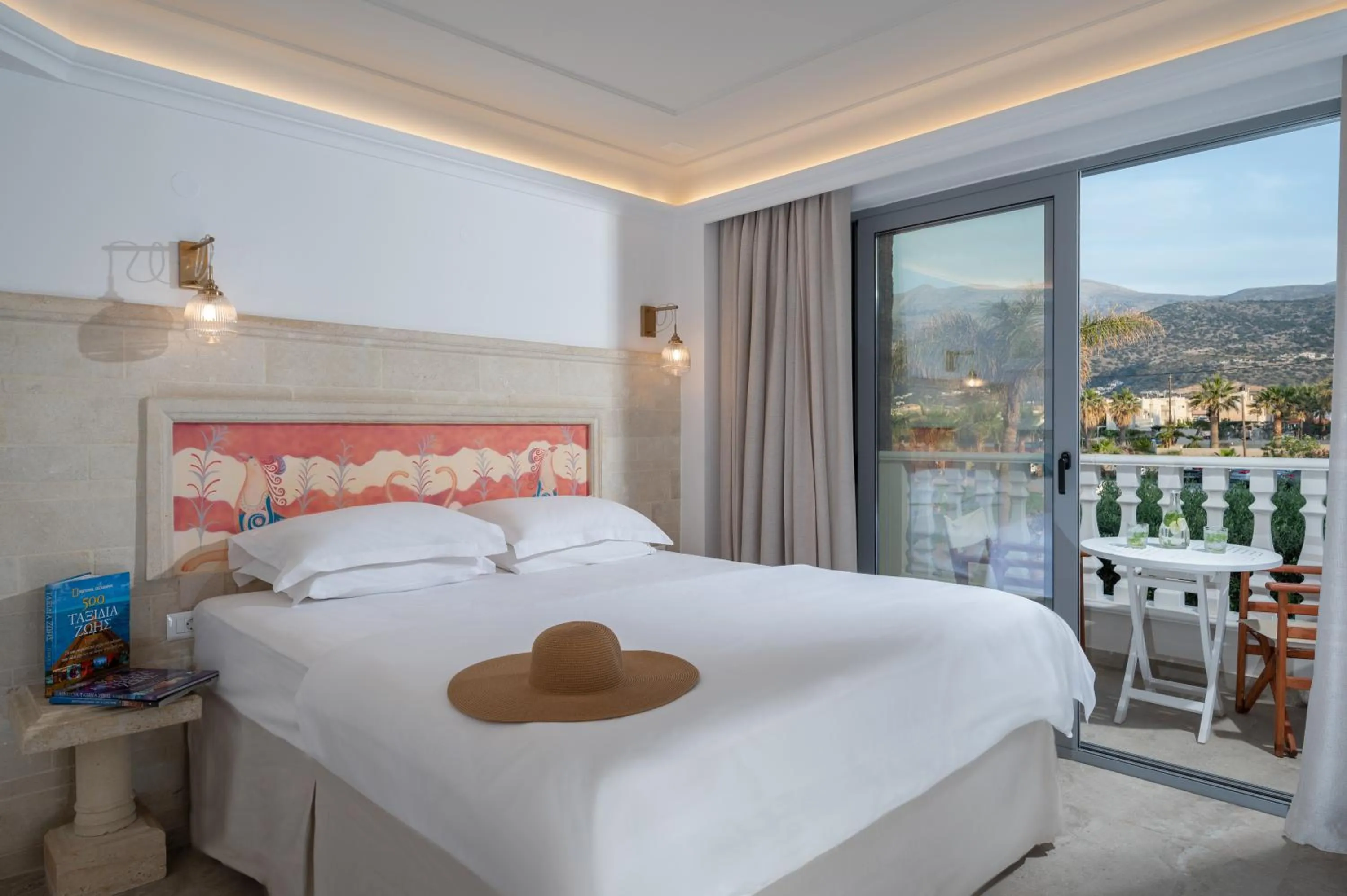 Bed in Parthenis Beach, Suites by the Sea