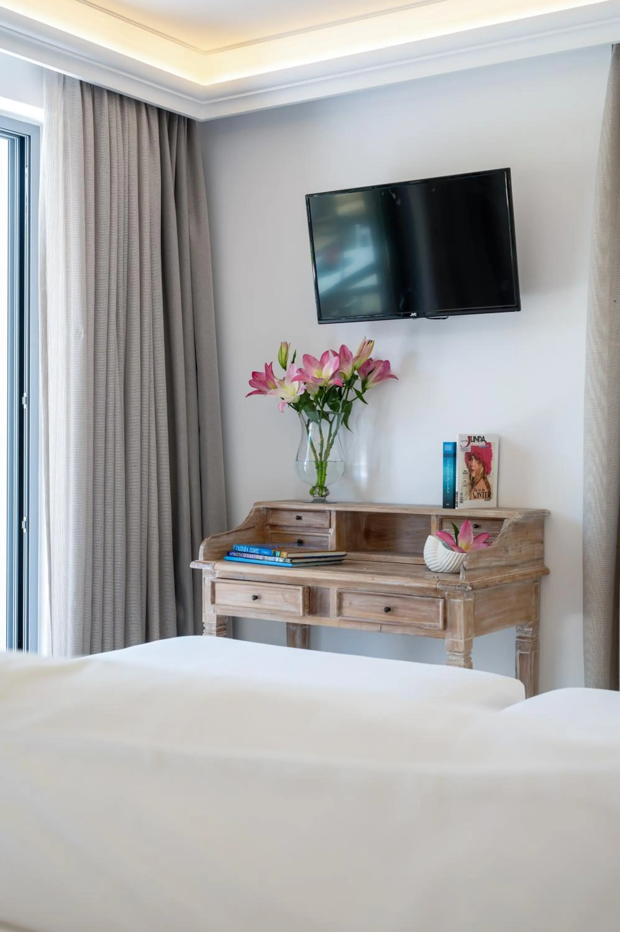 Bed in Parthenis Beach, Suites by the Sea