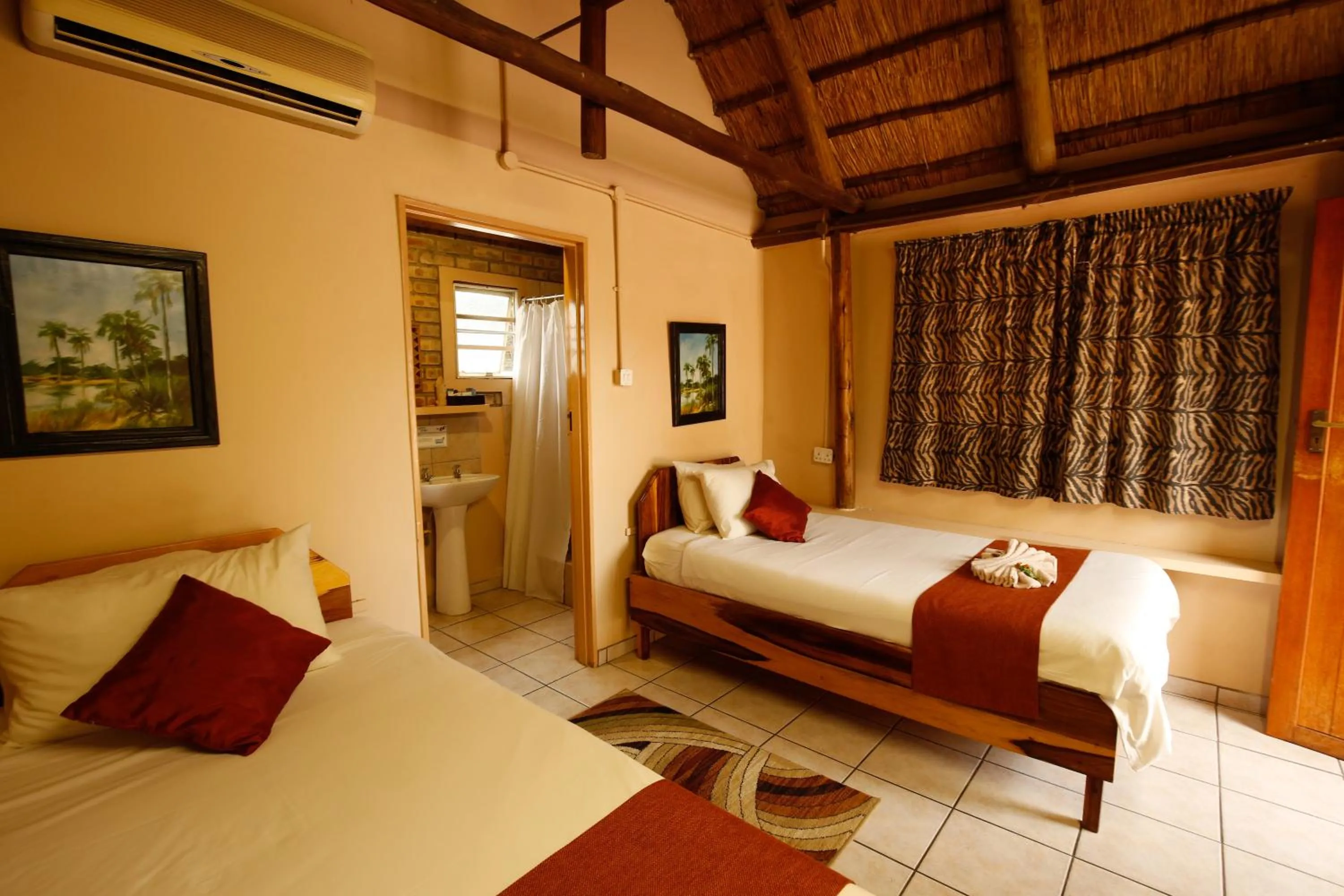 Bed in Maun Lodge