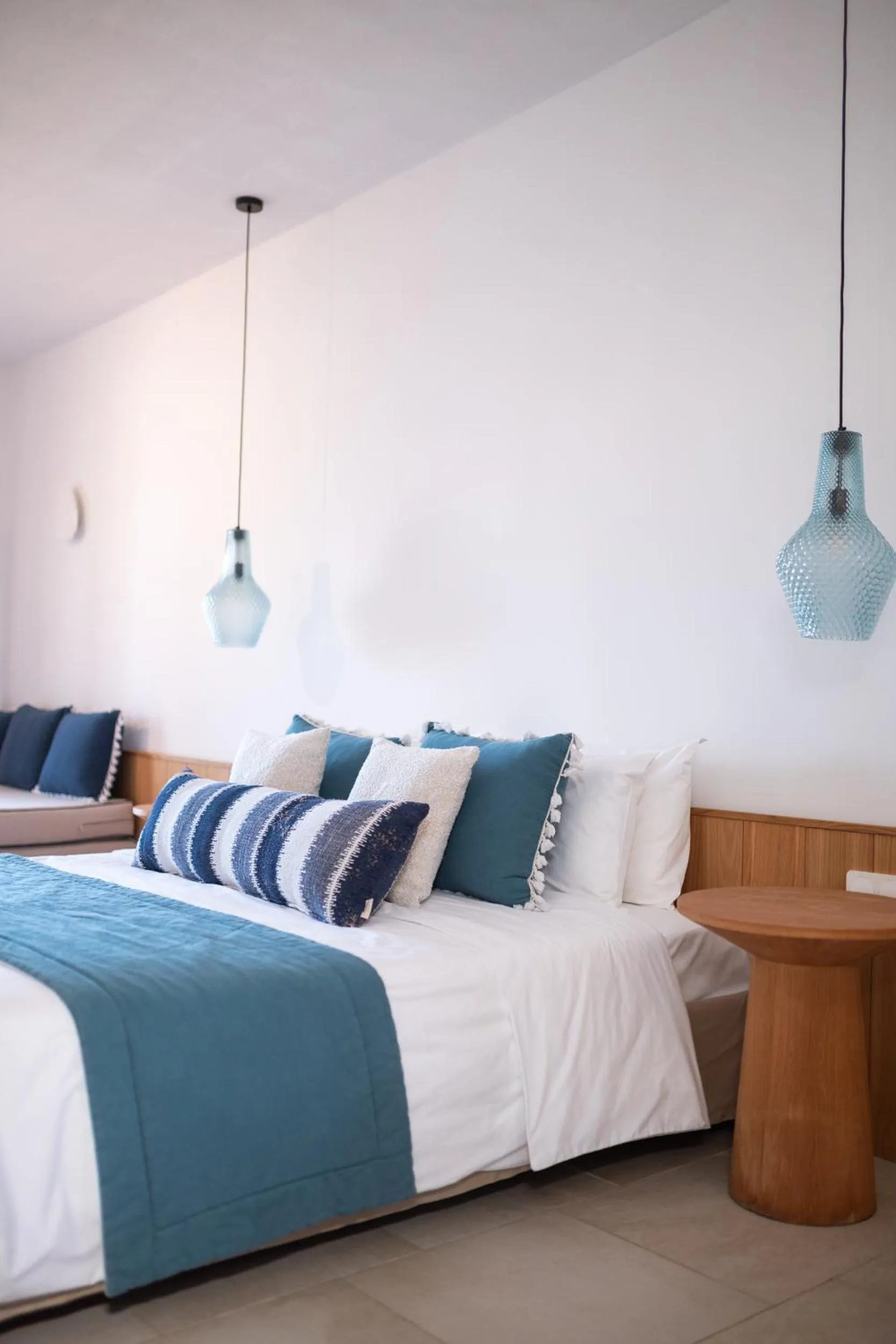 Bedroom, Bed in Dionysos Seaside Resort Ios