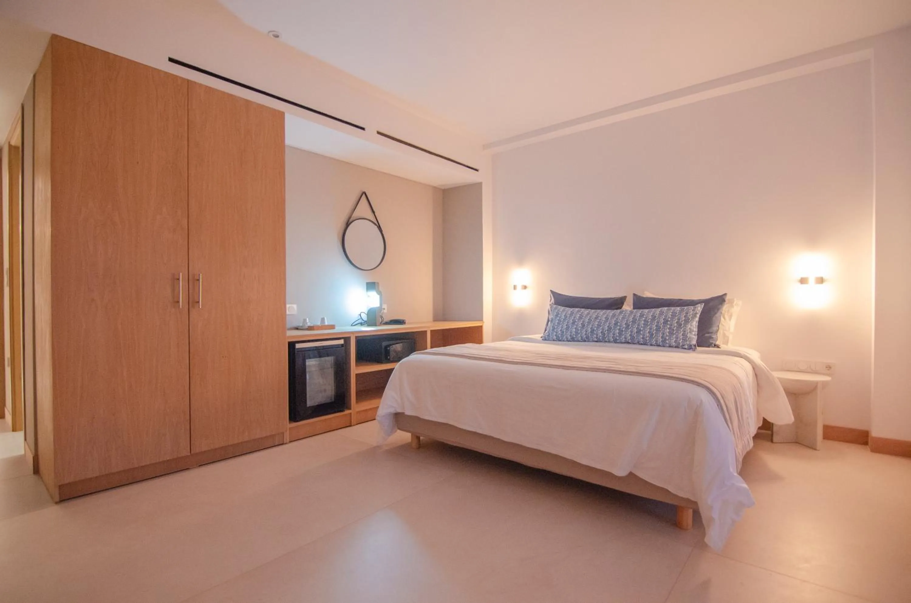 Bedroom, Bed in Dionysos Seaside Resort Ios