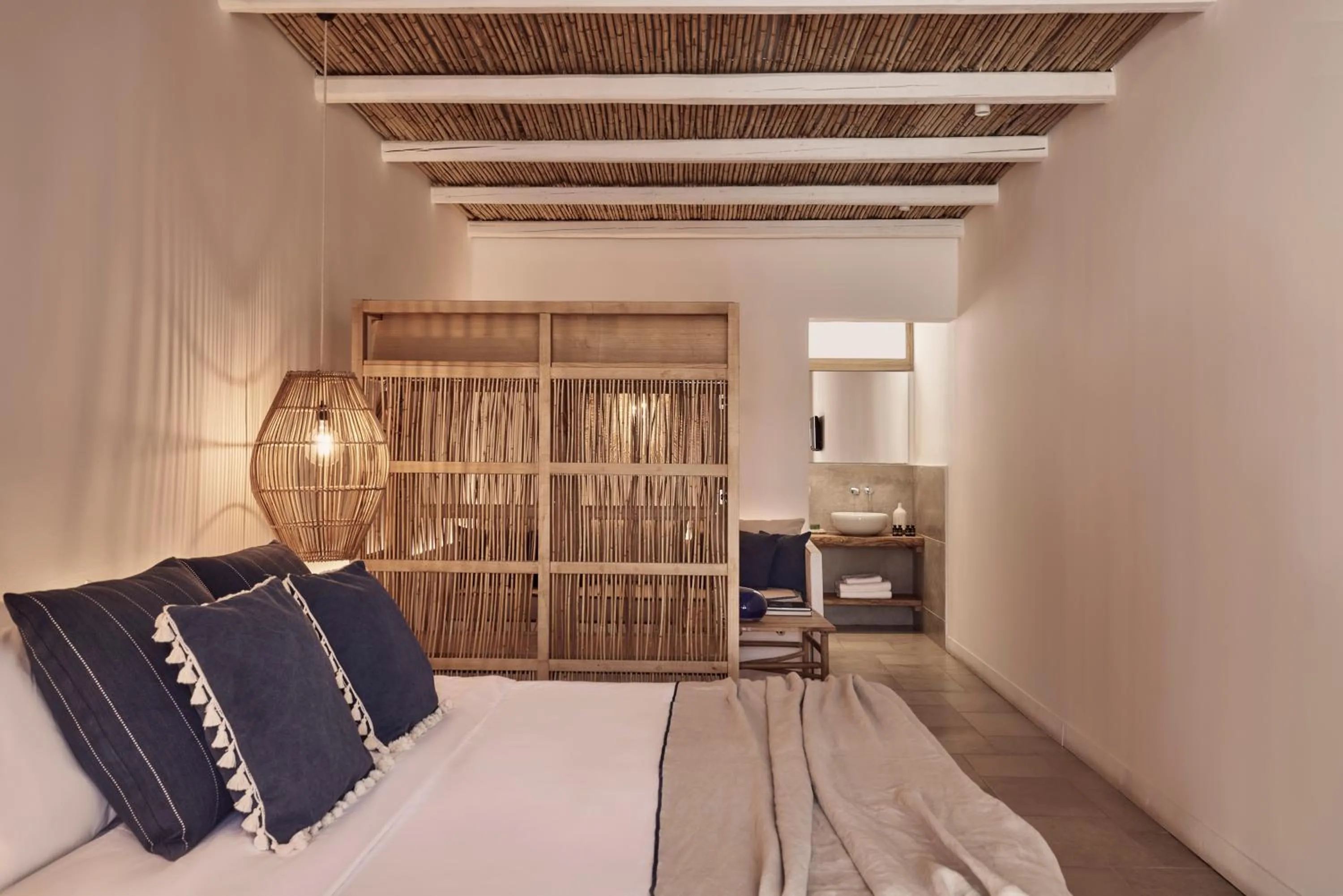 Photo of the whole room, Bed in Dionysos Seaside Resort Ios